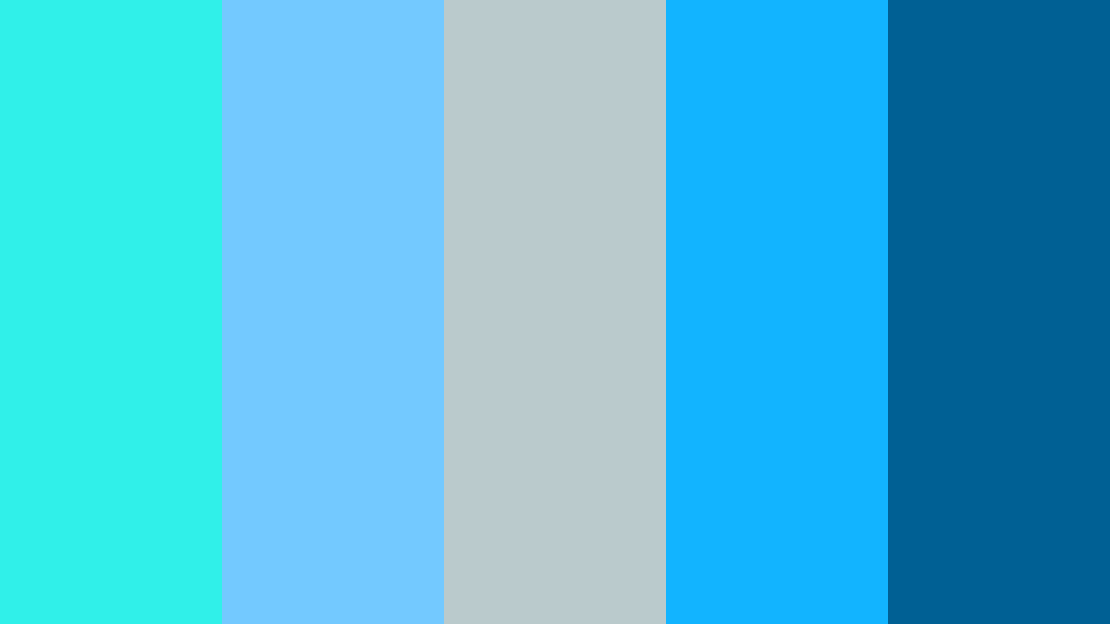Malibu – Dodger Blue – Celeste – Chambray – Blue Smoke Color scheme
