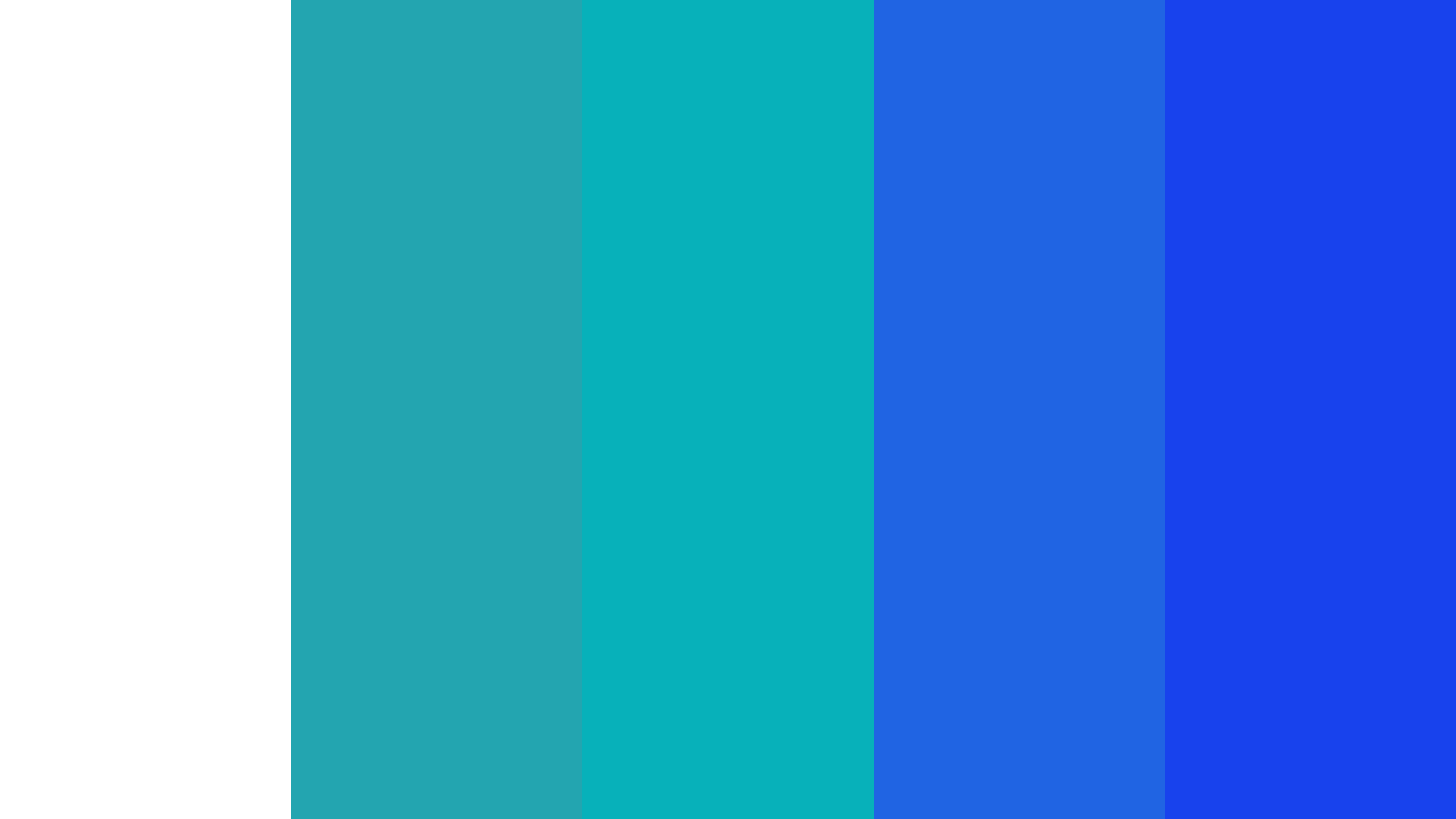 White – Eastern Blue – Pacific Blue – Royal Blue – Blue Ribbon Color