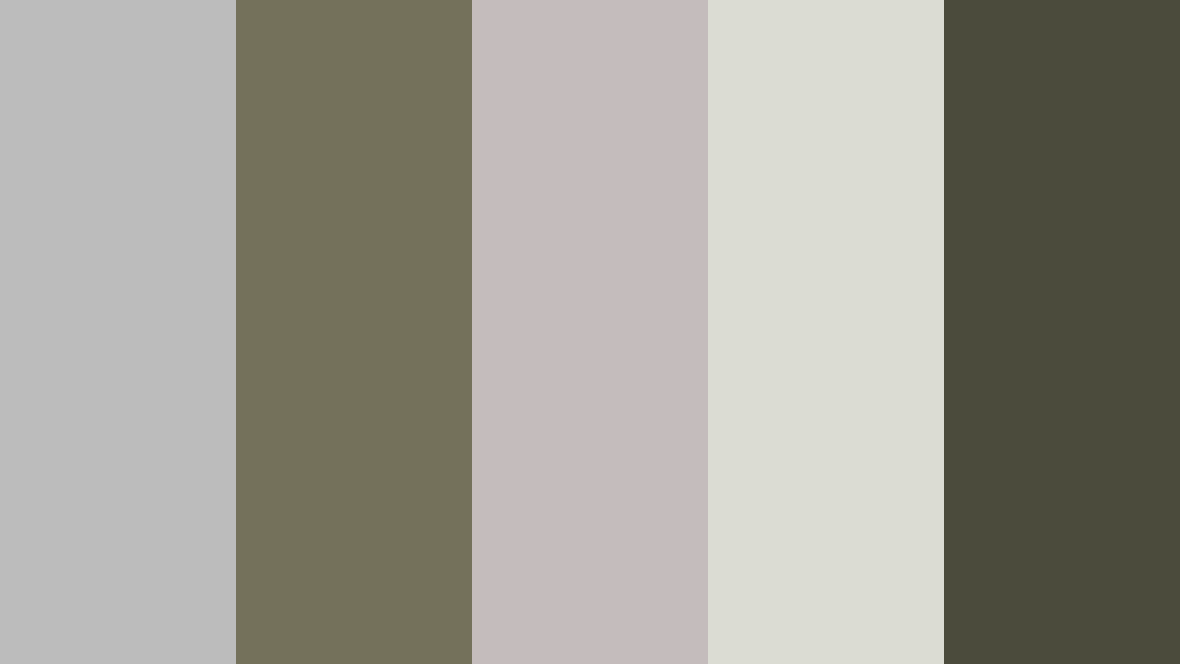 Silver – Crocodile – Pink Swan – Quill Gray – Kelp Color scheme ...