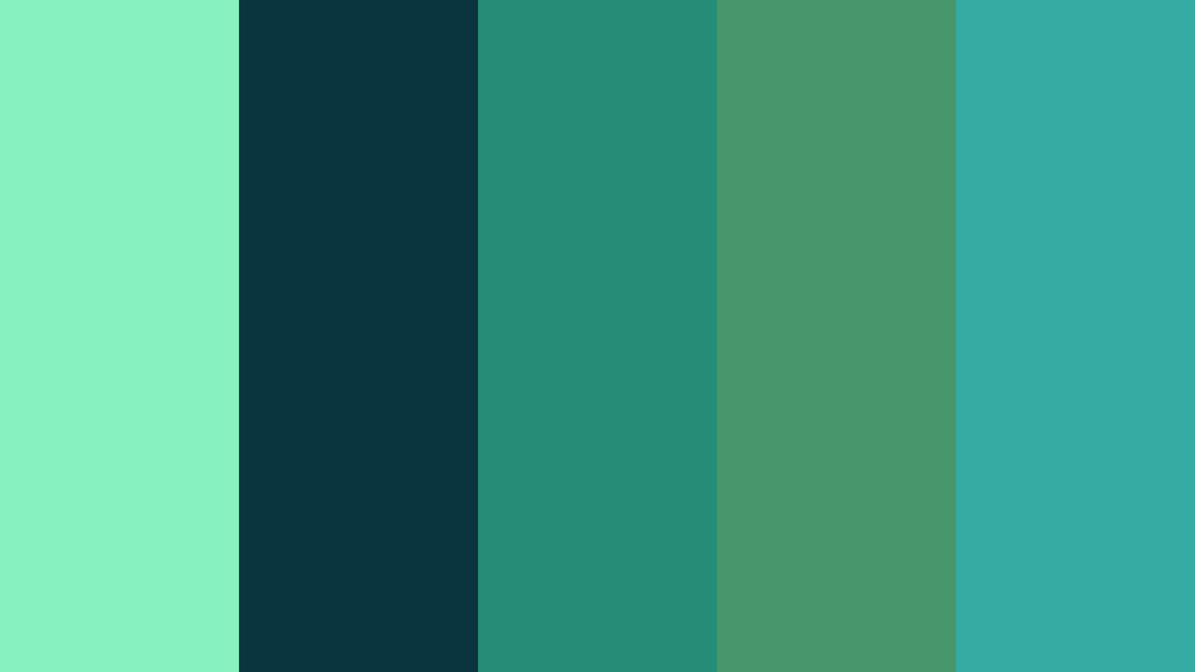Magic Mint – Tiber – Lochinvar – Fruit Salad – Keppel Color scheme ...