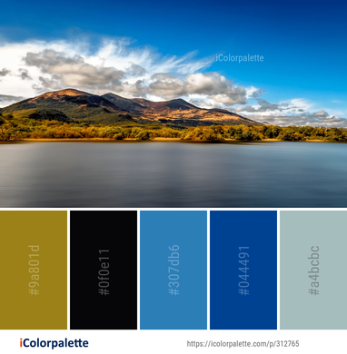 Sky Nature Water Color Palette