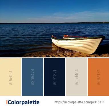 Sky Nature Water Color Palette