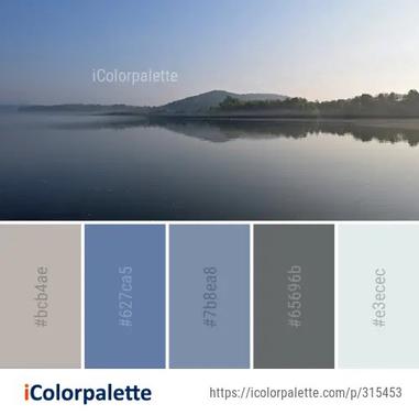 Sky Nature Water Color Palette