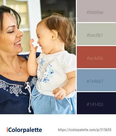 New Baby Color Palette Card
