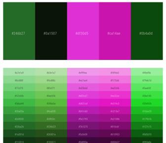 Black Forest – Sea Green – Dark Fern – Green Pea – Forest Green Color  scheme, iColorpalette