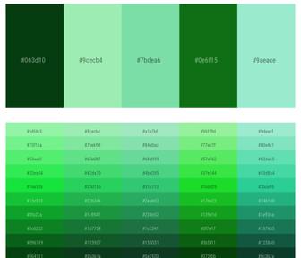 Sushi – Sushi – Atlantis – Green Leaf – Green Leaf Color scheme, iColorpalette