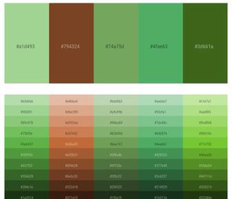 Moss Green color - #8A9A5B - The Official Register of Color Names