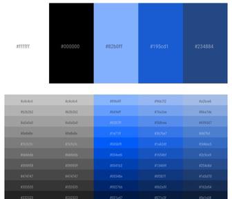Dark Sky Blue Monochromatic Color Scheme » Blue »