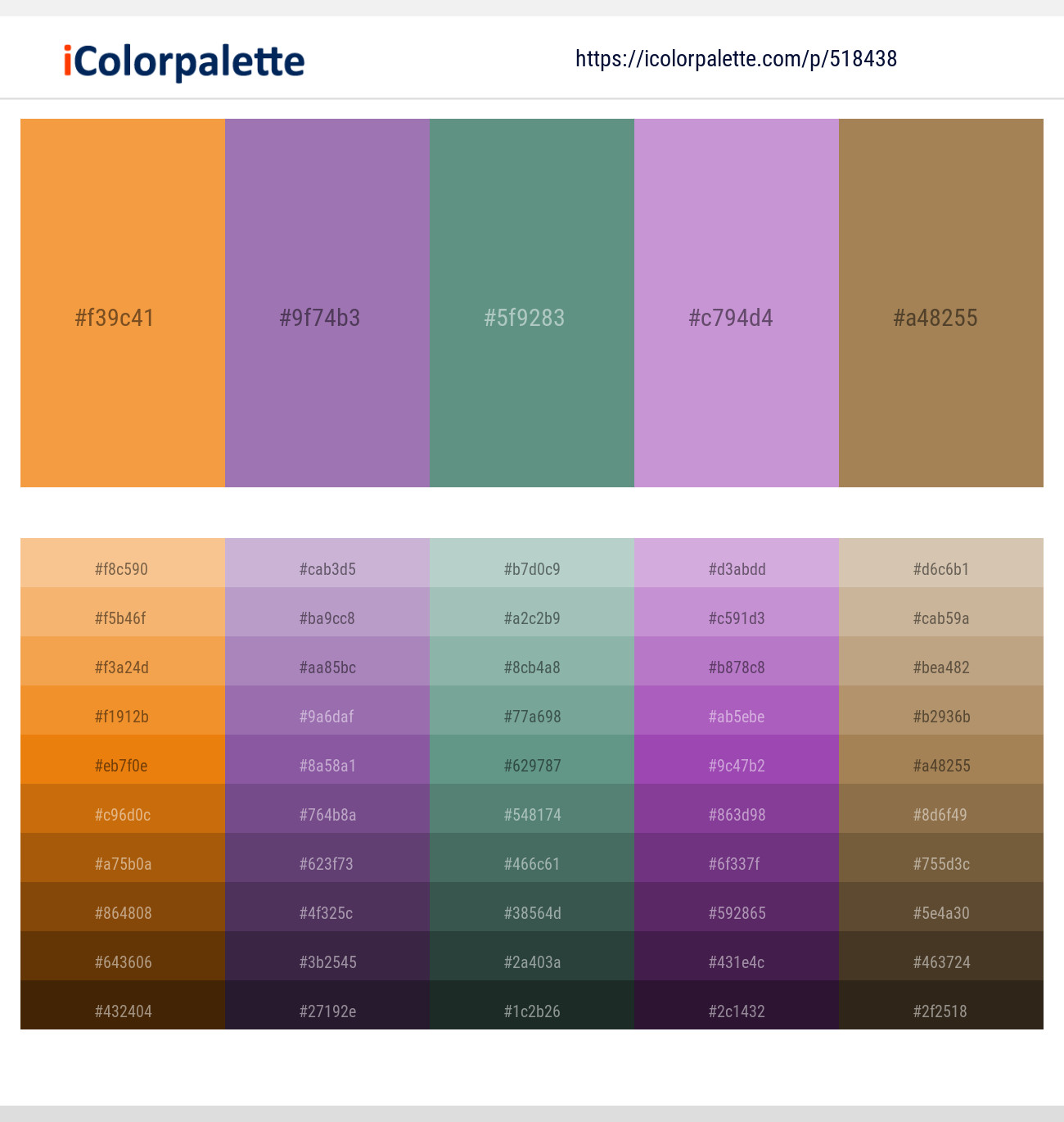 450 Latest Color Schemes with Light Wisteria Color tone