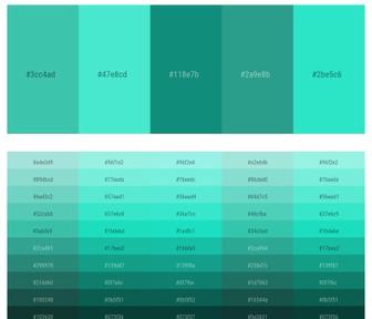 390+ Latest Color Schemes with Jungle Green Color tone combinations, 2024
