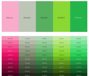 30 Latest Color Schemes with Dark Sea Green And Lime Green Color tone  combinations, 2024