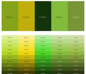 Sushi – Sushi – Atlantis – Green Leaf – Green Leaf Color scheme, iColorpalette