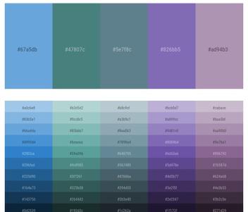 Slate Blue: The Color Palette and its Shades