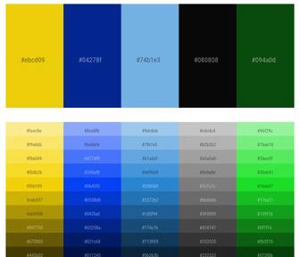 13 Latest Color Schemes With Dark Blue And Dark Green Color Tone  Combinations | 2023 | Icolorpalette