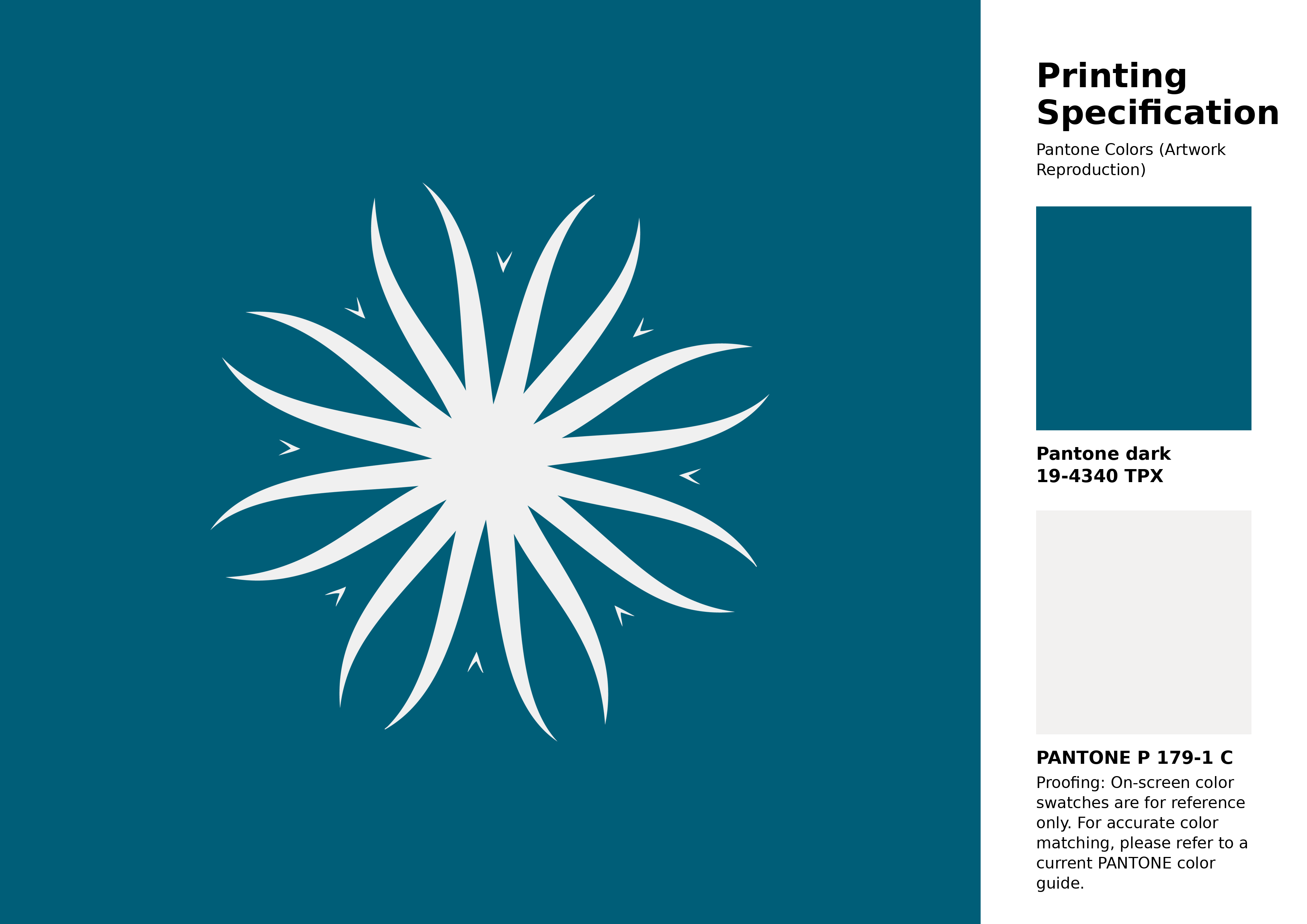High-quality artwork and graphic illustration using Pantone 19-4340 Tpx Lyons Blue Color | Hex color Code #005e78. A fantastic creative resource for designers and artists. #artwork #illustration #graphicart #005e78