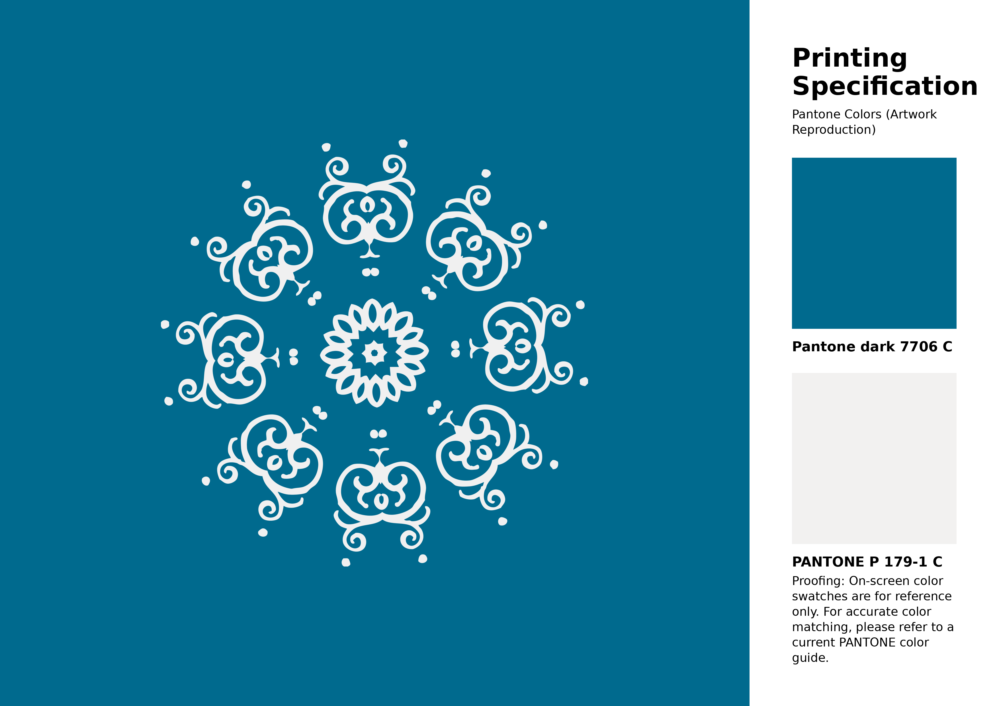 High-quality artwork and graphic illustration using Pantone 7706 C Color | Hex color Code #006a8e. A fantastic creative resource for designers and artists. #artwork #illustration #graphicart #006a8e