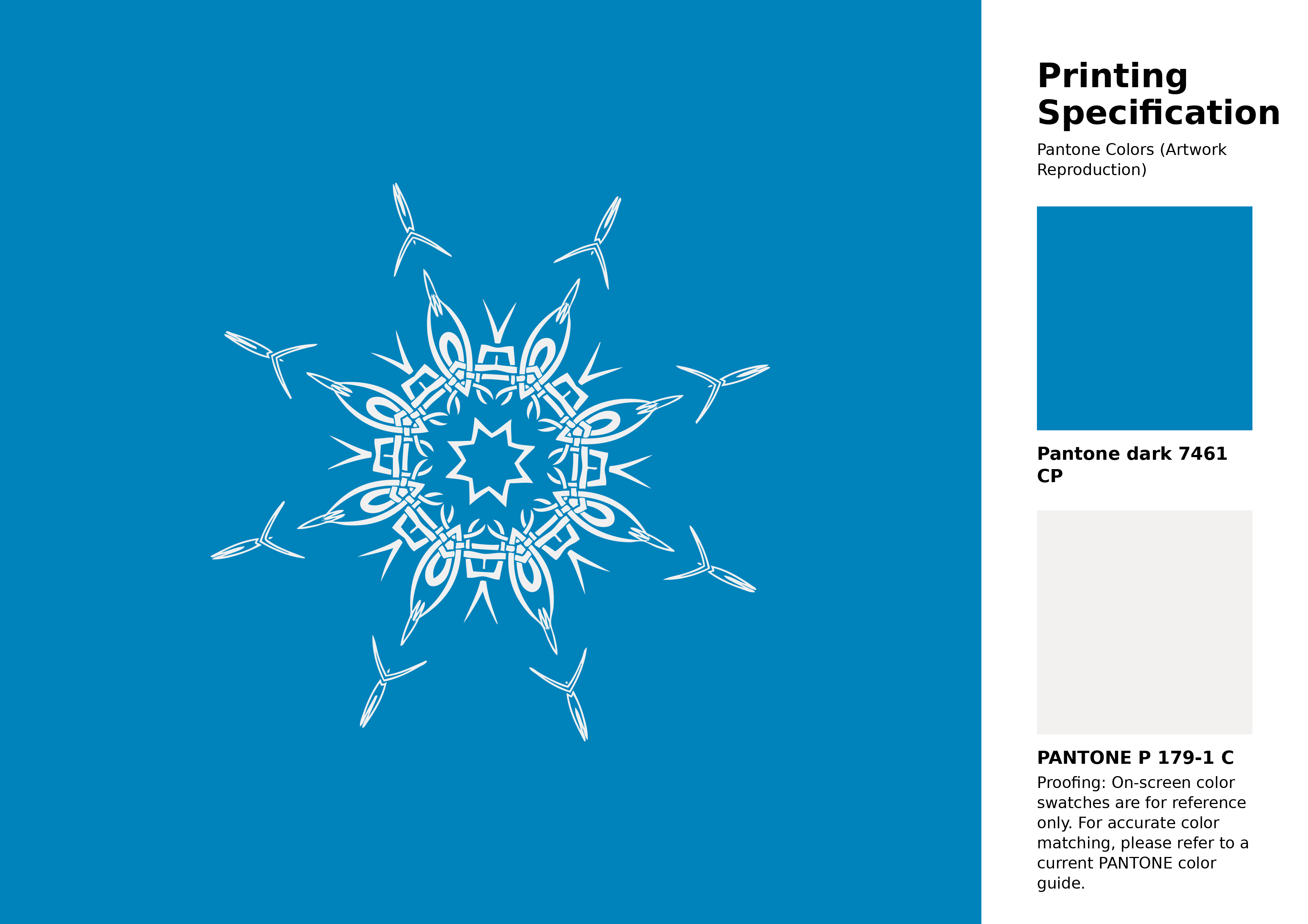 High-quality artwork and graphic illustration using Pantone 7461 CP Color | Hex color Code #0082bb. A fantastic creative resource for designers and artists. #artwork #illustration #graphicart #0082bb