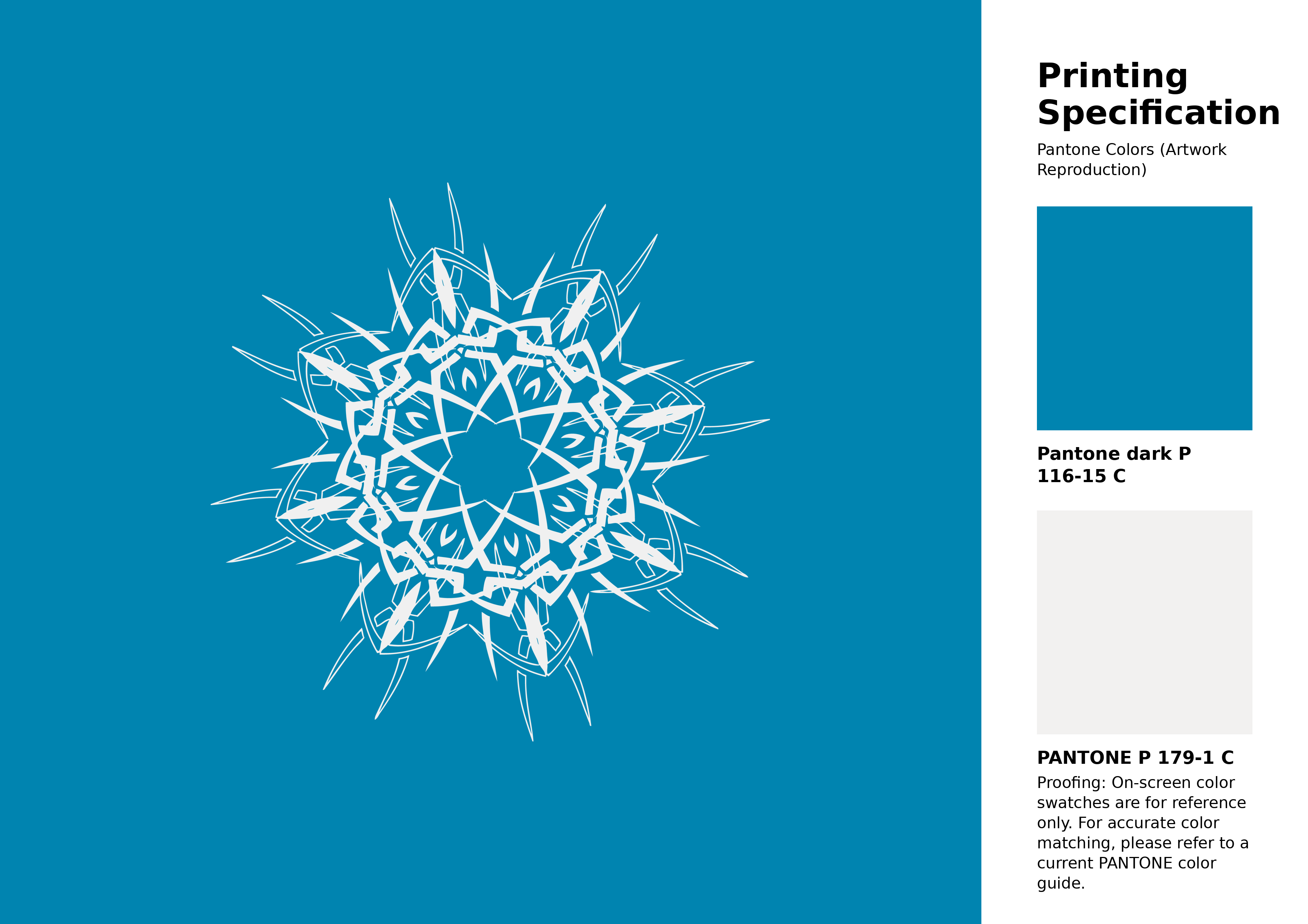 High-quality artwork and graphic illustration using Pantone P 116-15 C Color | Hex color Code #0084b0. A fantastic creative resource for designers and artists. #artwork #illustration #graphicart #0084b0