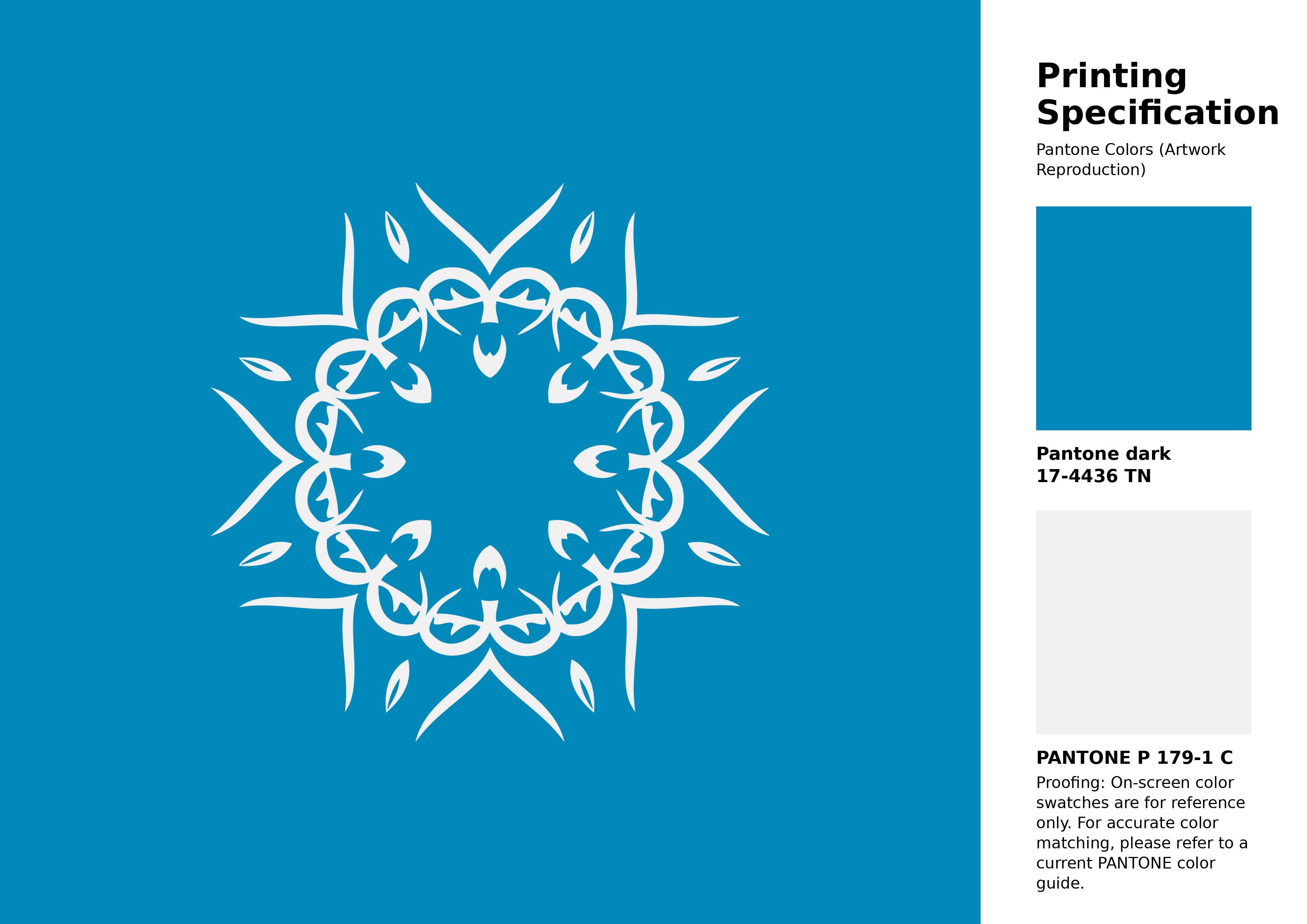 High-quality artwork and graphic illustration using Pantone 17-4436 Tn Atomic Blue Color | Hex color Code #0089b9. A fantastic creative resource for designers and artists. #artwork #illustration #graphicart #0089b9