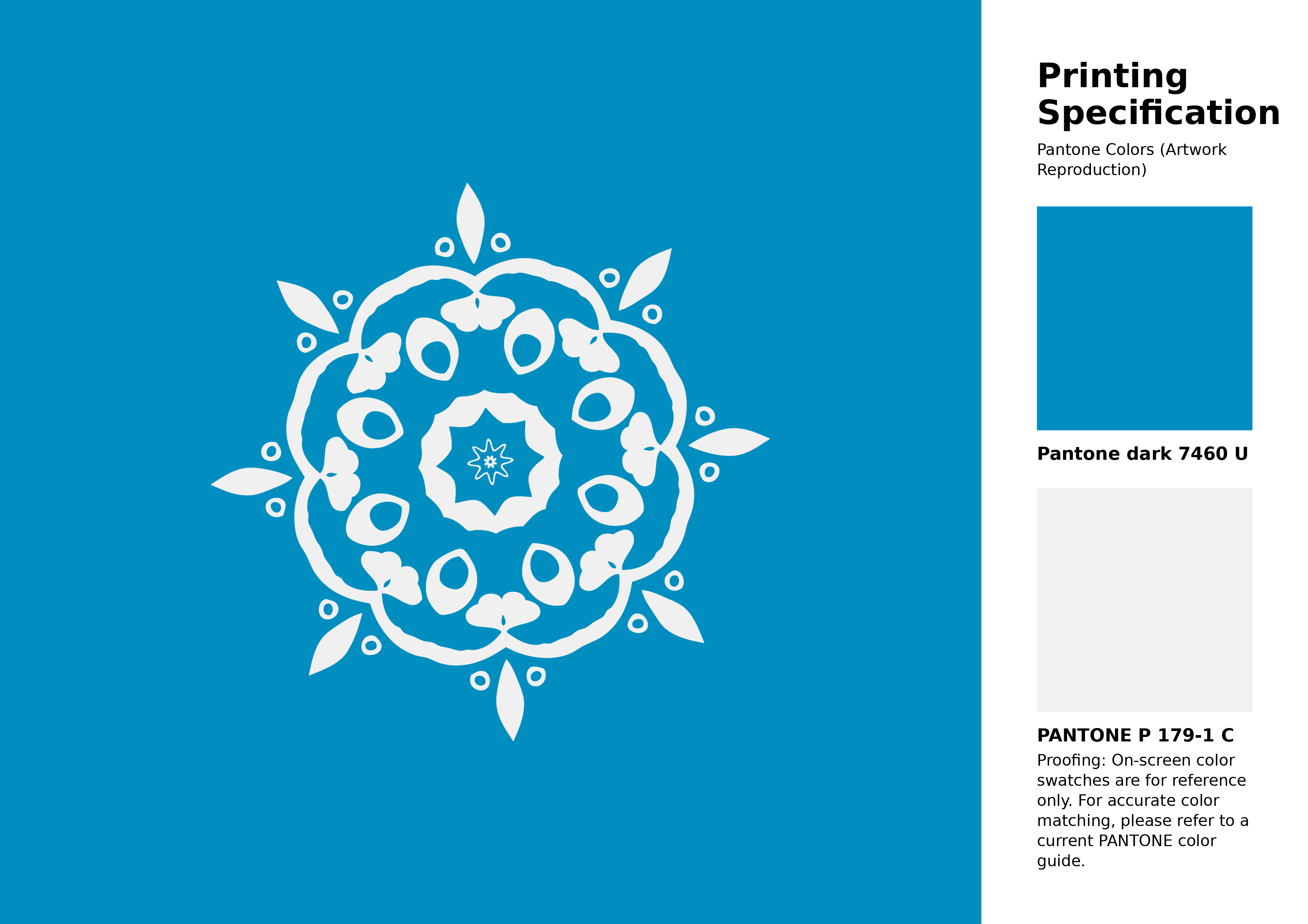 High-quality artwork and graphic illustration using Pantone 7460 U Color | Hex color Code #008ec0. A fantastic creative resource for designers and artists. #artwork #illustration #graphicart #008ec0