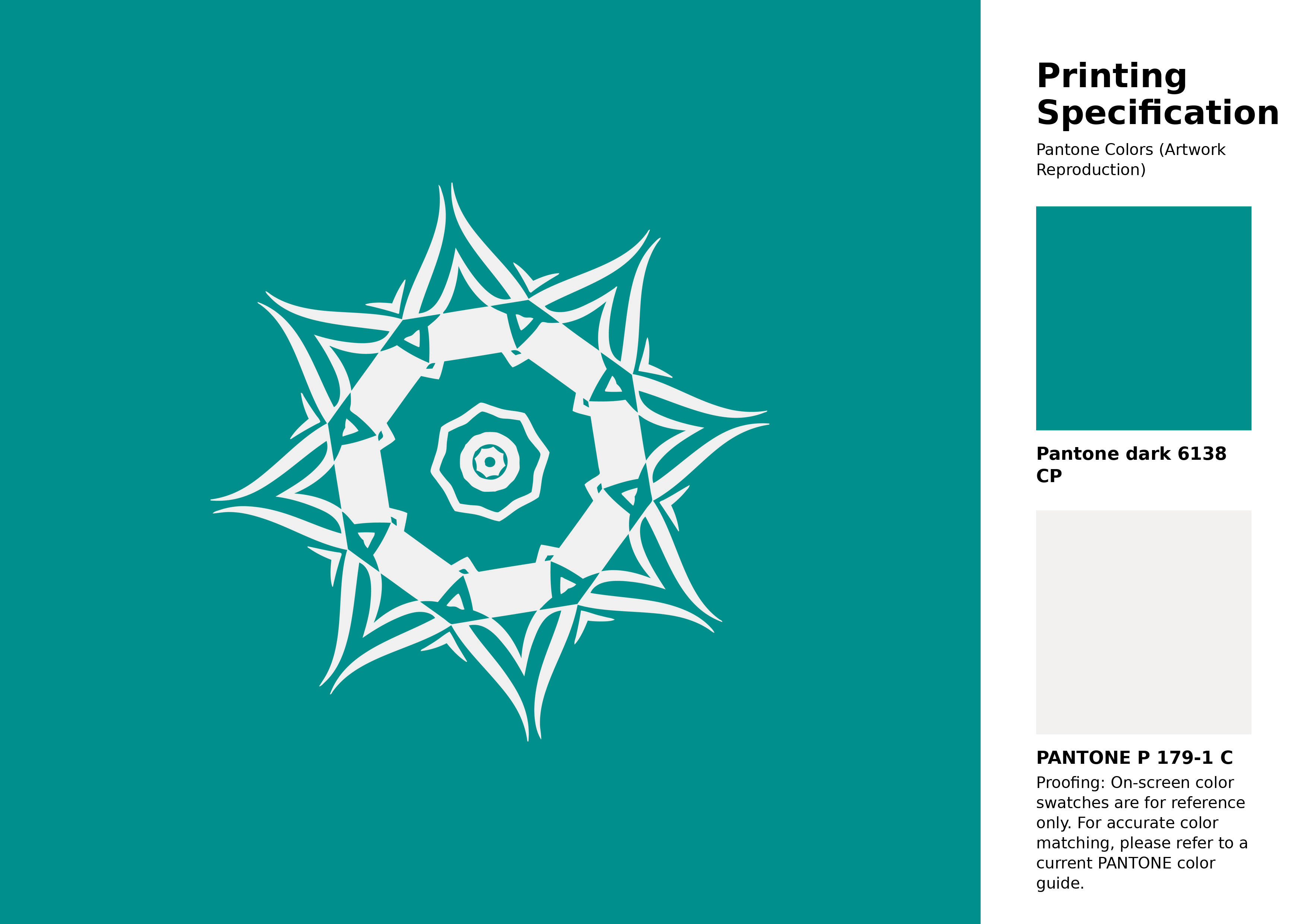 High-quality artwork and graphic illustration using Pantone 6138 CP Color | Hex color Code #008f8b. A fantastic creative resource for designers and artists. #artwork #illustration #graphicart #008f8b