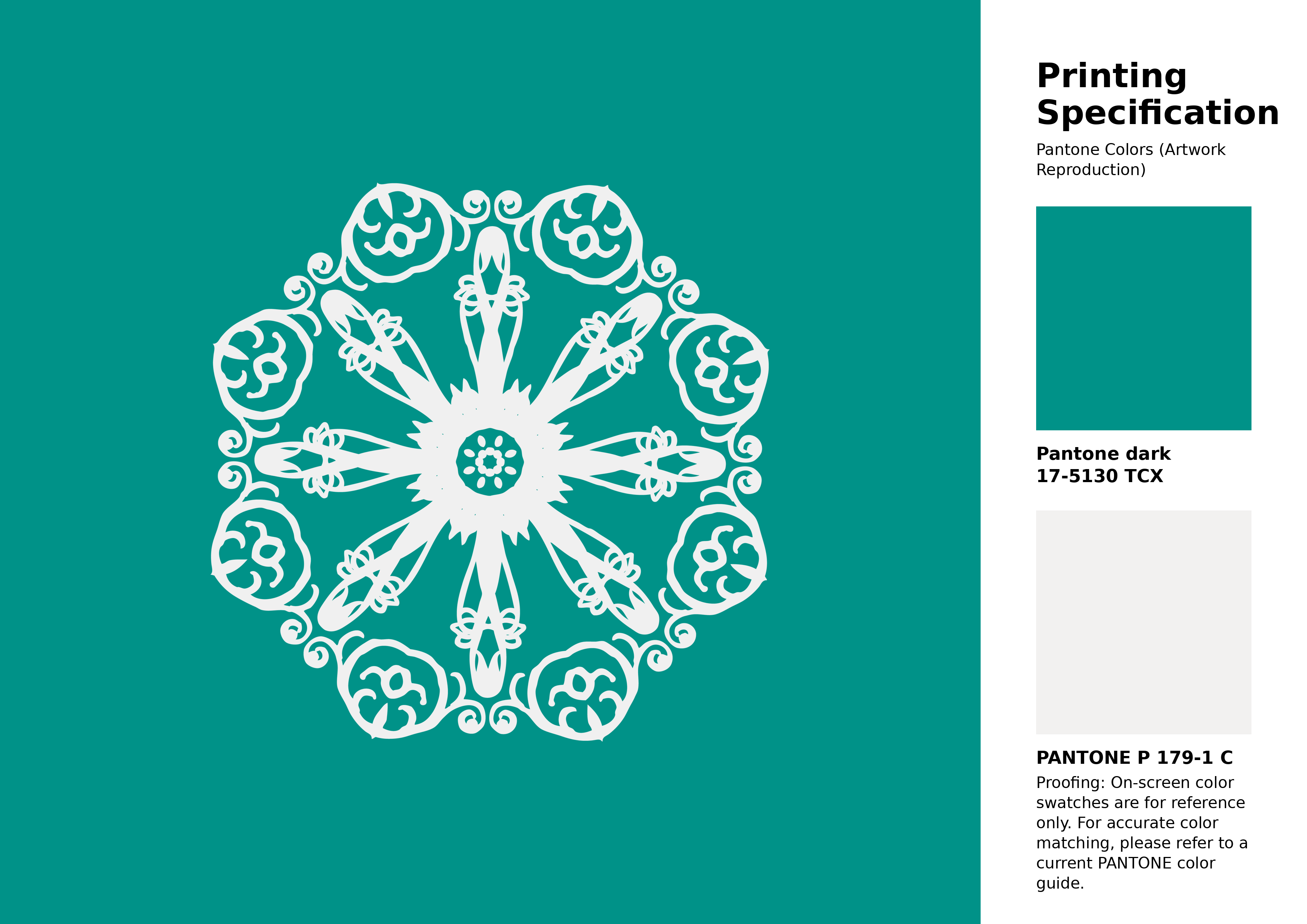 High-quality artwork and graphic illustration using Pantone 17-5130 Tcx Columbia Color | Hex color Code #009288. A fantastic creative resource for designers and artists. #artwork #illustration #graphicart #009288