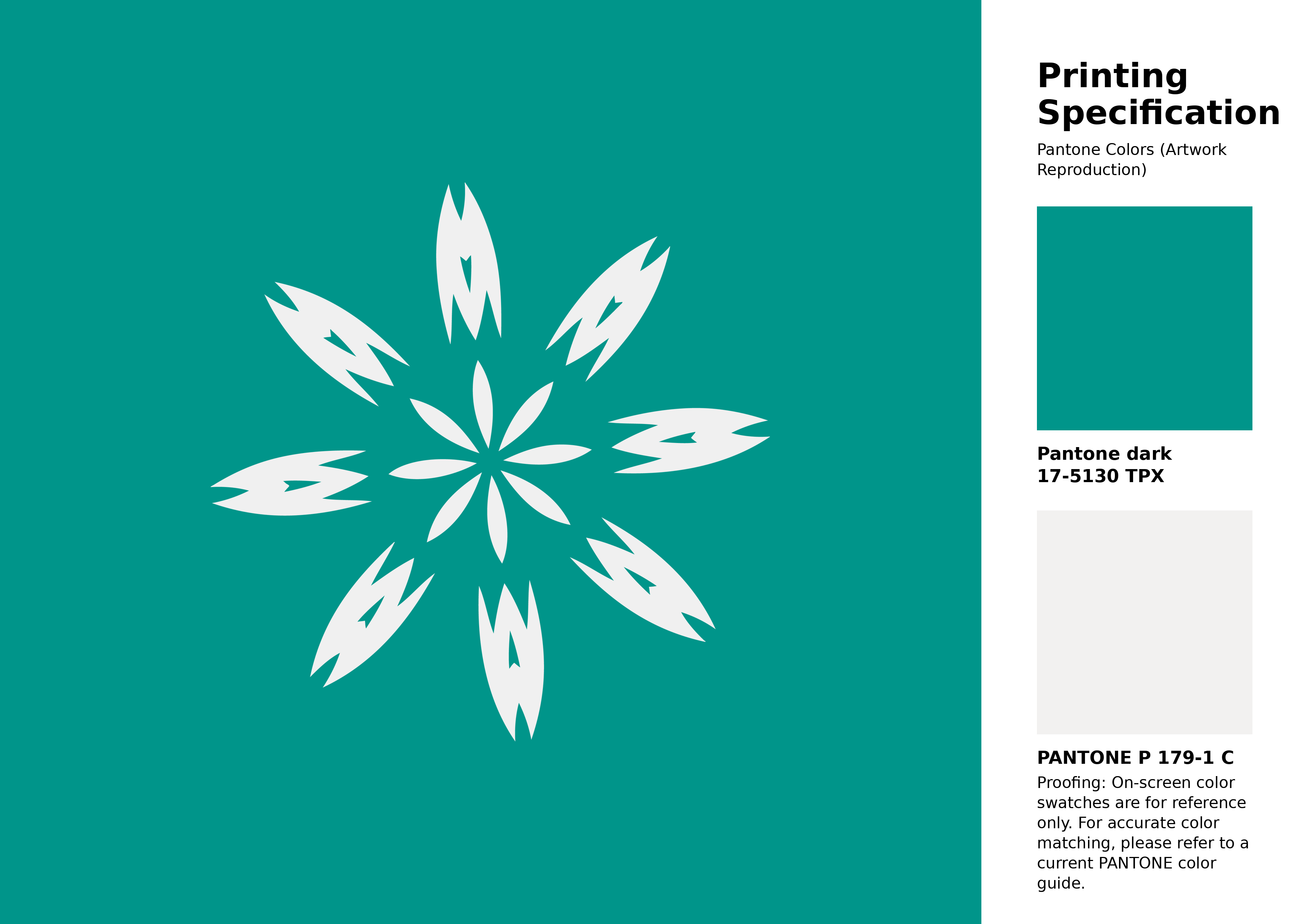High-quality artwork and graphic illustration using Pantone 17-5130 Tpx Columbia Color | Hex color Code #00958a. A fantastic creative resource for designers and artists. #artwork #illustration #graphicart #00958a