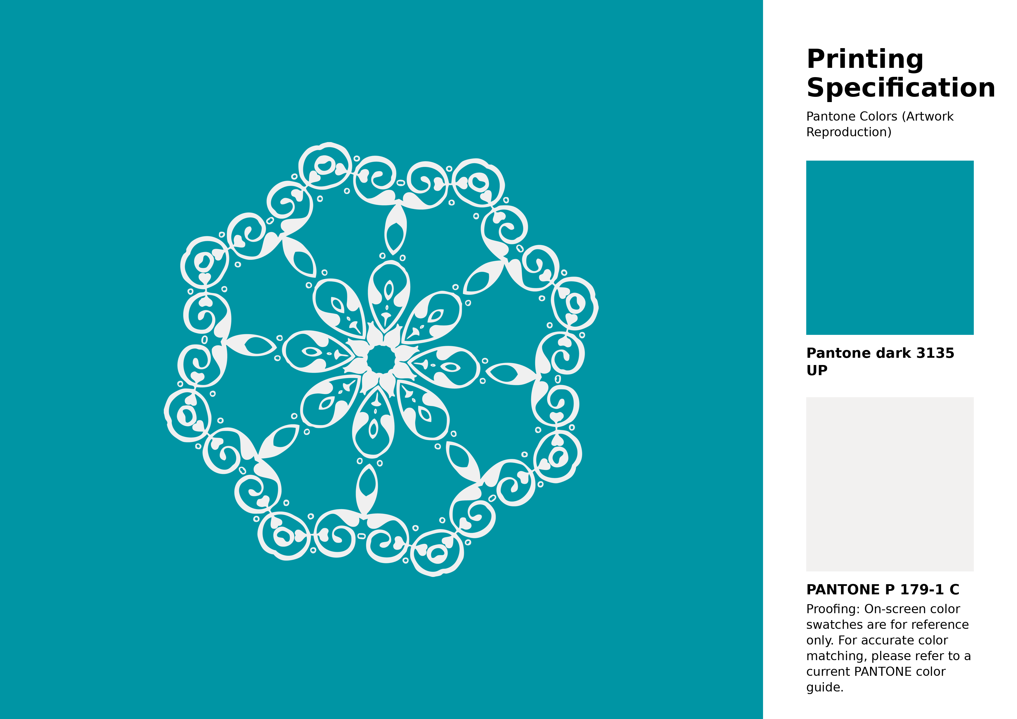 High-quality artwork and graphic illustration using Pantone 3135 UP Color | Hex color Code #0095a4. A fantastic creative resource for designers and artists. #artwork #illustration #graphicart #0095a4