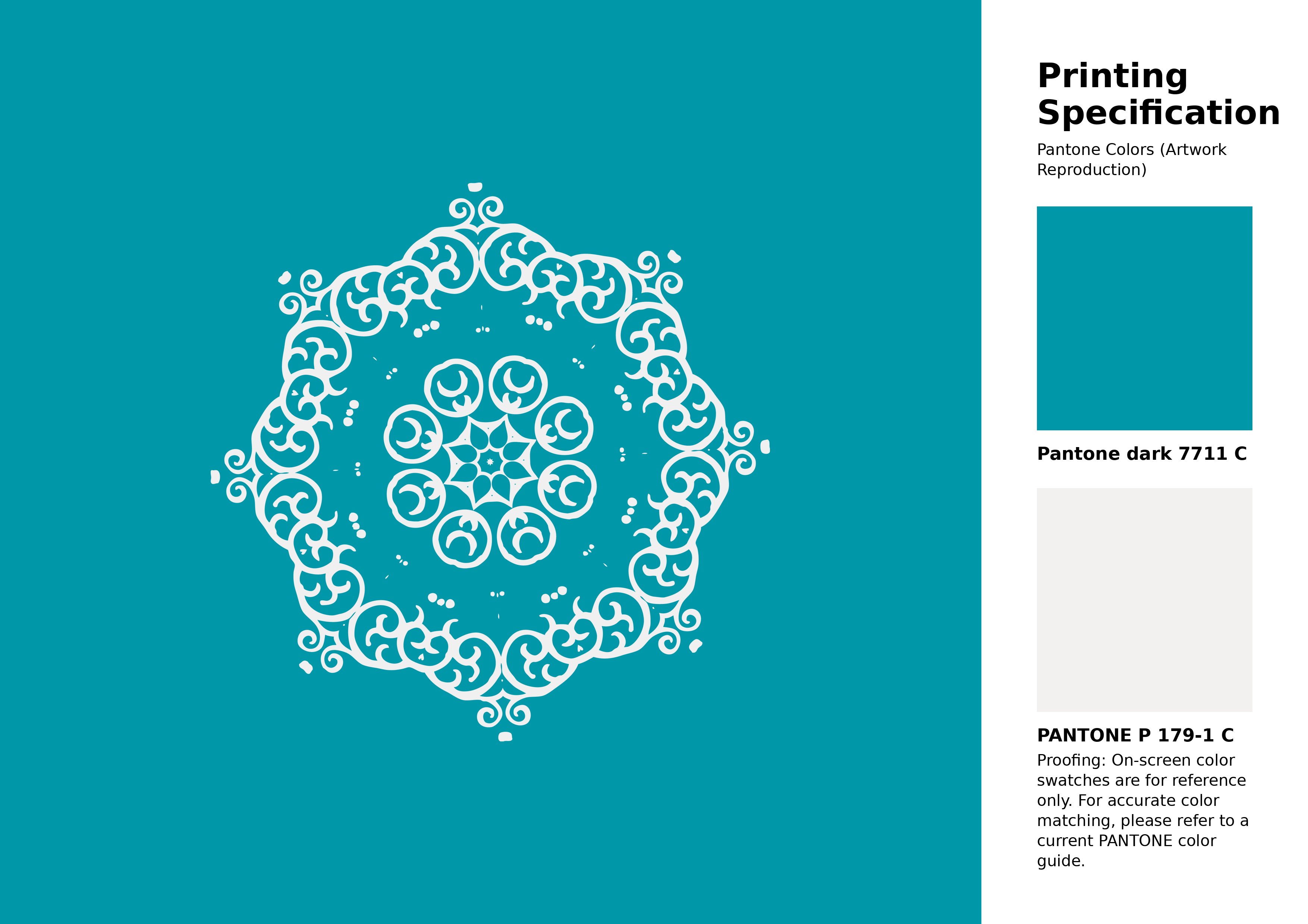 High-quality artwork and graphic illustration using Pantone 7711 C Color | Hex color Code #0097a9. A fantastic creative resource for designers and artists. #artwork #illustration #graphicart #0097a9