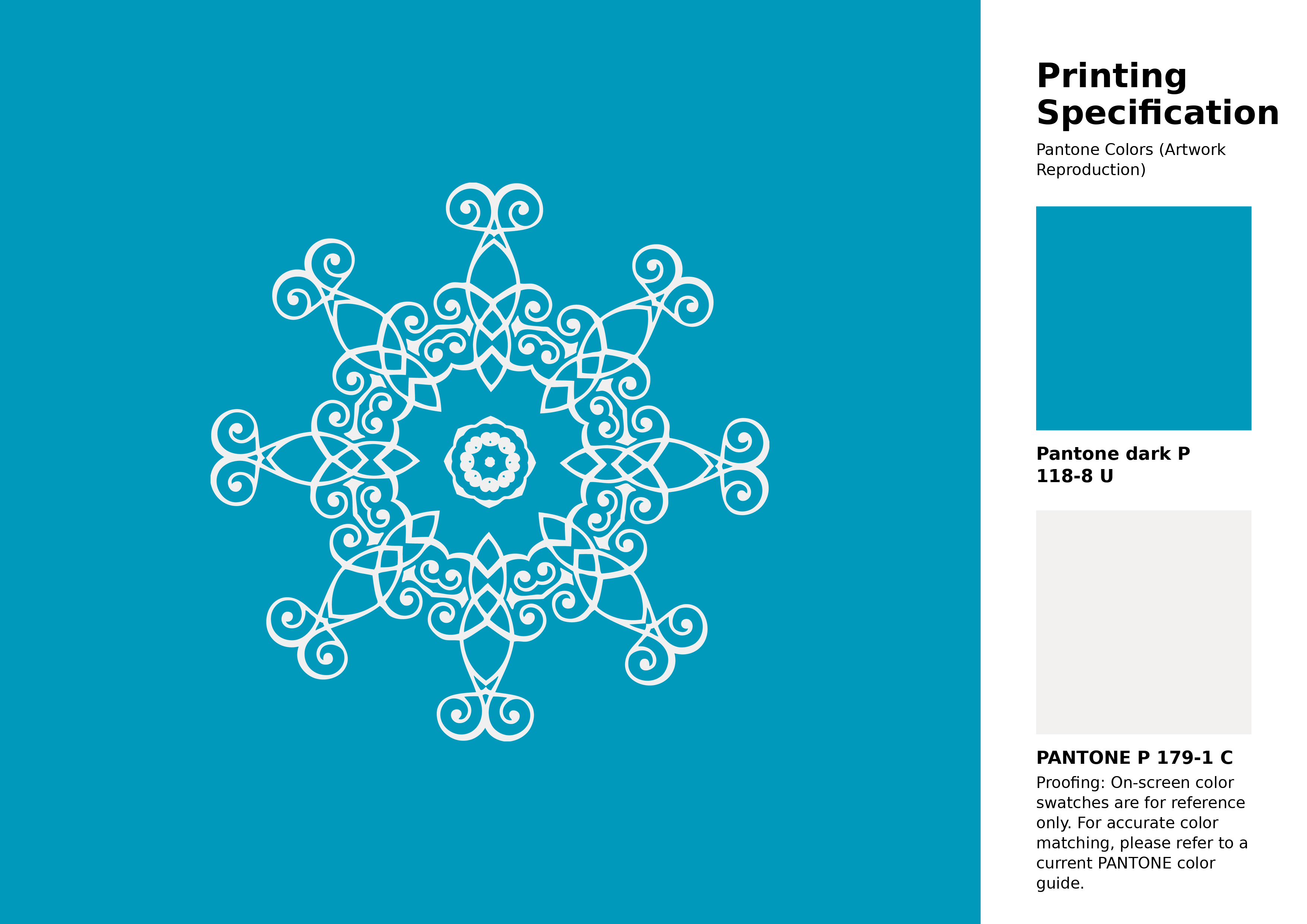 High-quality artwork and graphic illustration using Pantone P 118-8 U Color | Hex color Code #0099bb. A fantastic creative resource for designers and artists. #artwork #illustration #graphicart #0099bb