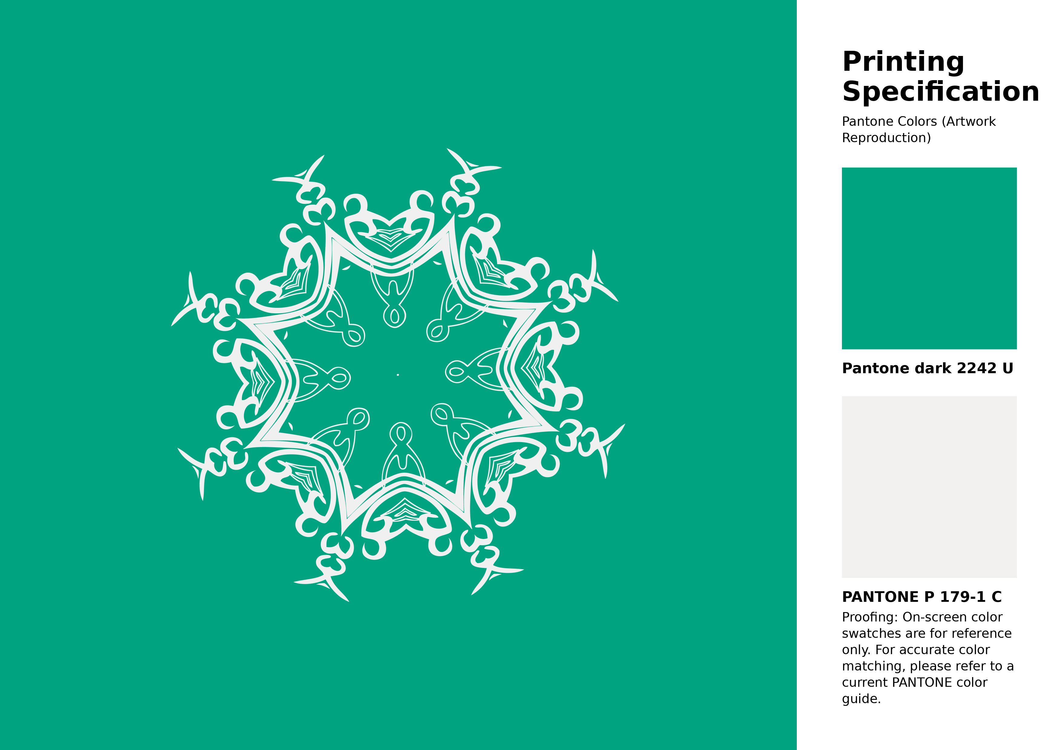 High-quality artwork and graphic illustration using Pantone 2242 U Color | Hex color Code #00a380. A fantastic creative resource for designers and artists. #artwork #illustration #graphicart #00a380