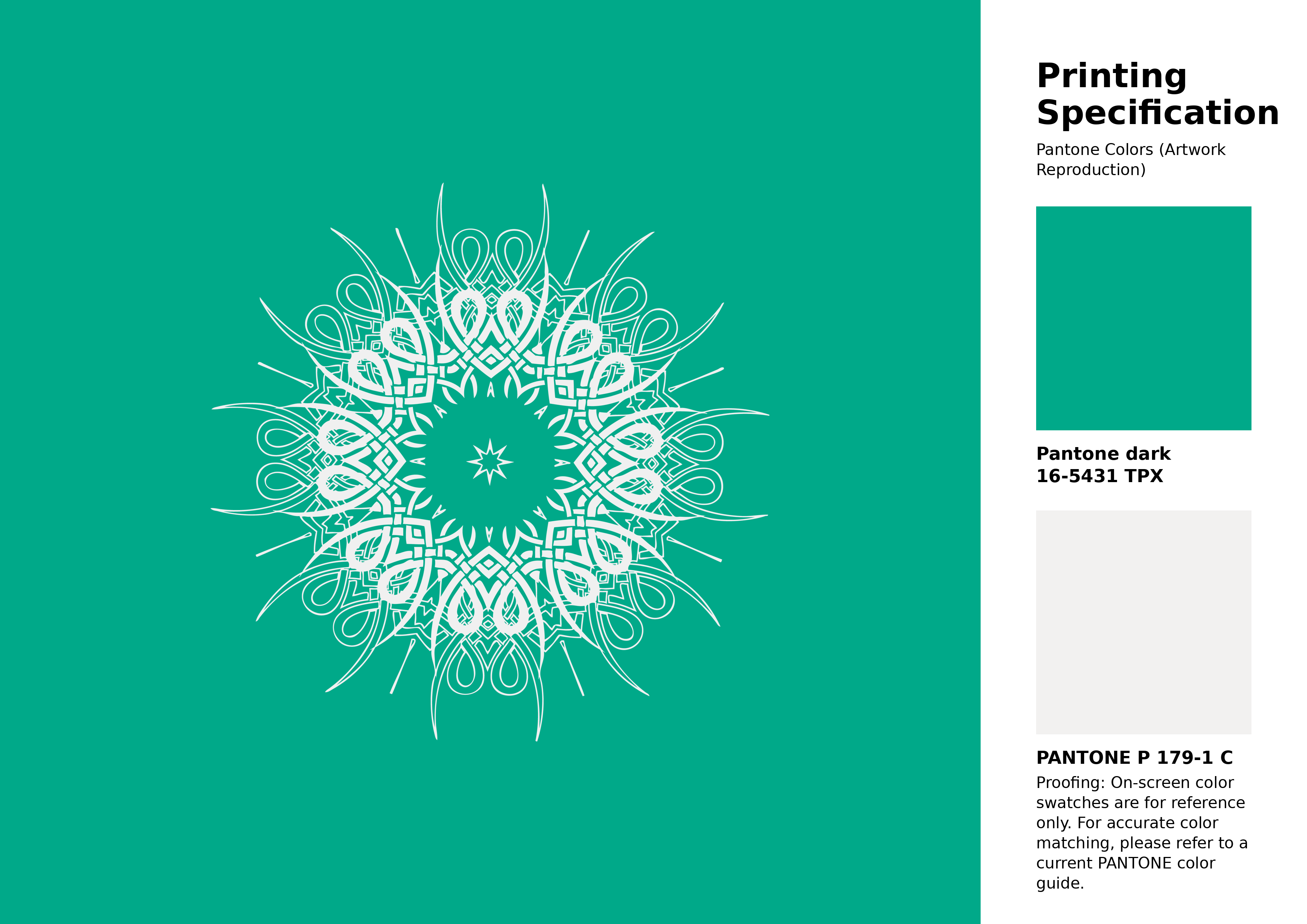 High-quality artwork and graphic illustration using Pantone 16-5431 Tpx Peacock Green Color | Hex color Code #00a989. A fantastic creative resource for designers and artists. #artwork #illustration #graphicart #00a989