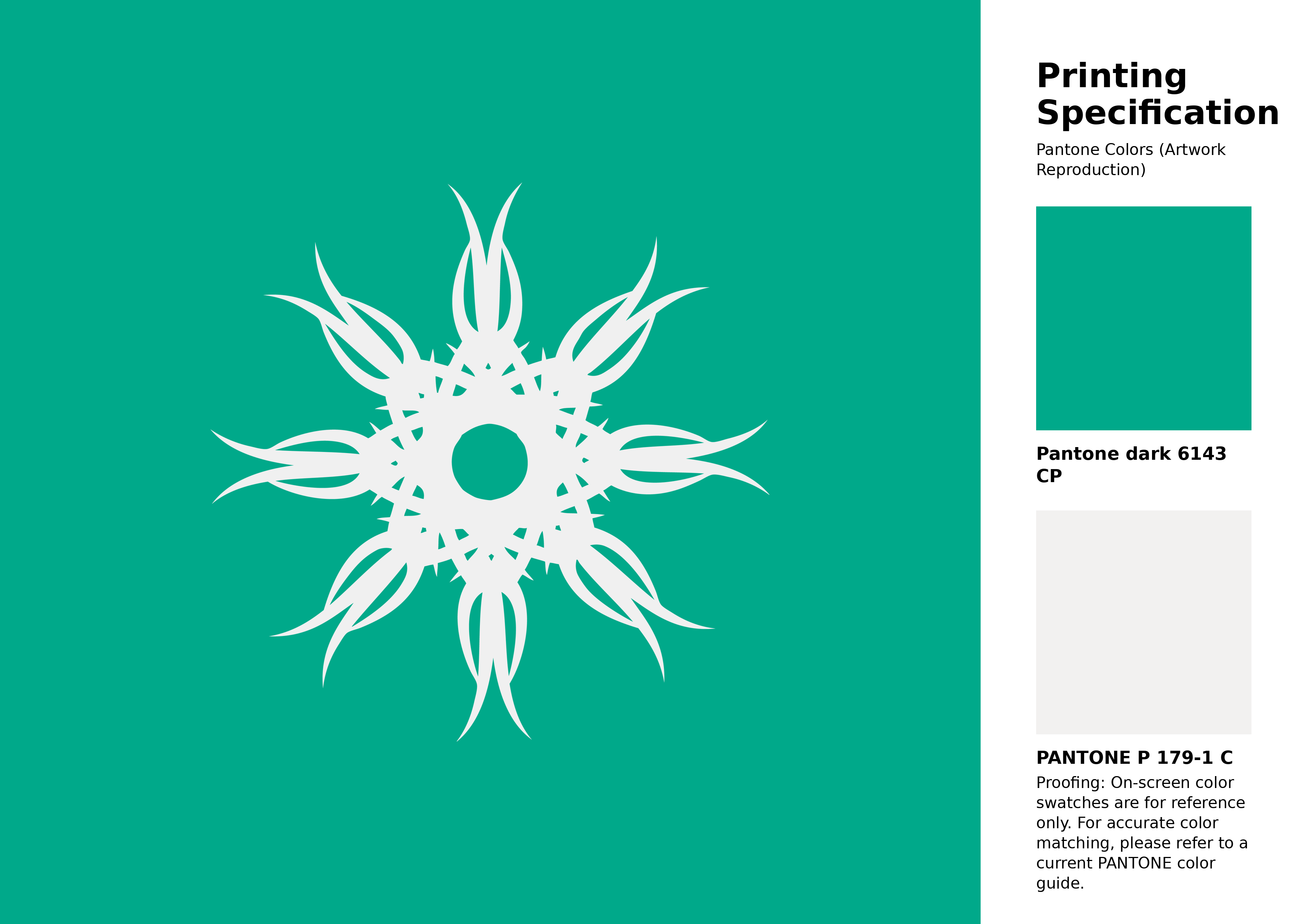 High-quality artwork and graphic illustration using Pantone 6143 CP Color | Hex color Code #00a98a. A fantastic creative resource for designers and artists. #artwork #illustration #graphicart #00a98a