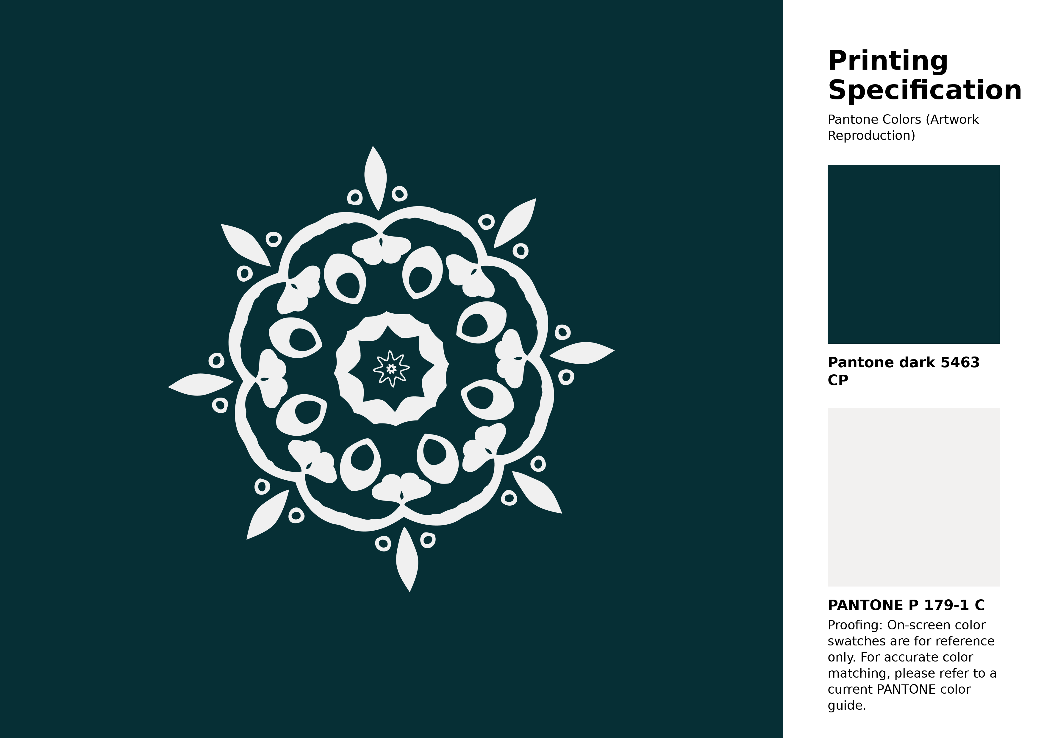 High-quality artwork and graphic illustration using Pantone 5463 CP Color | Hex color Code #062f35. A fantastic creative resource for designers and artists. #artwork #illustration #graphicart #062f35
