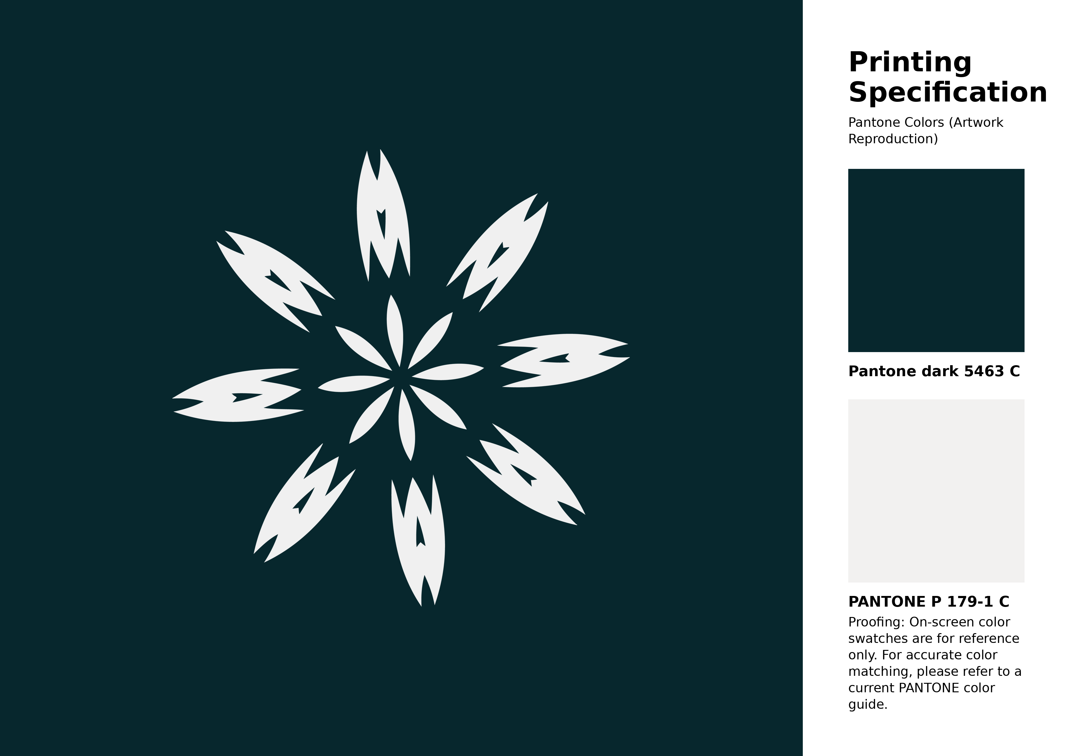 Hex Color #07272d | Printing Match PANTONE 5463 C | Color
