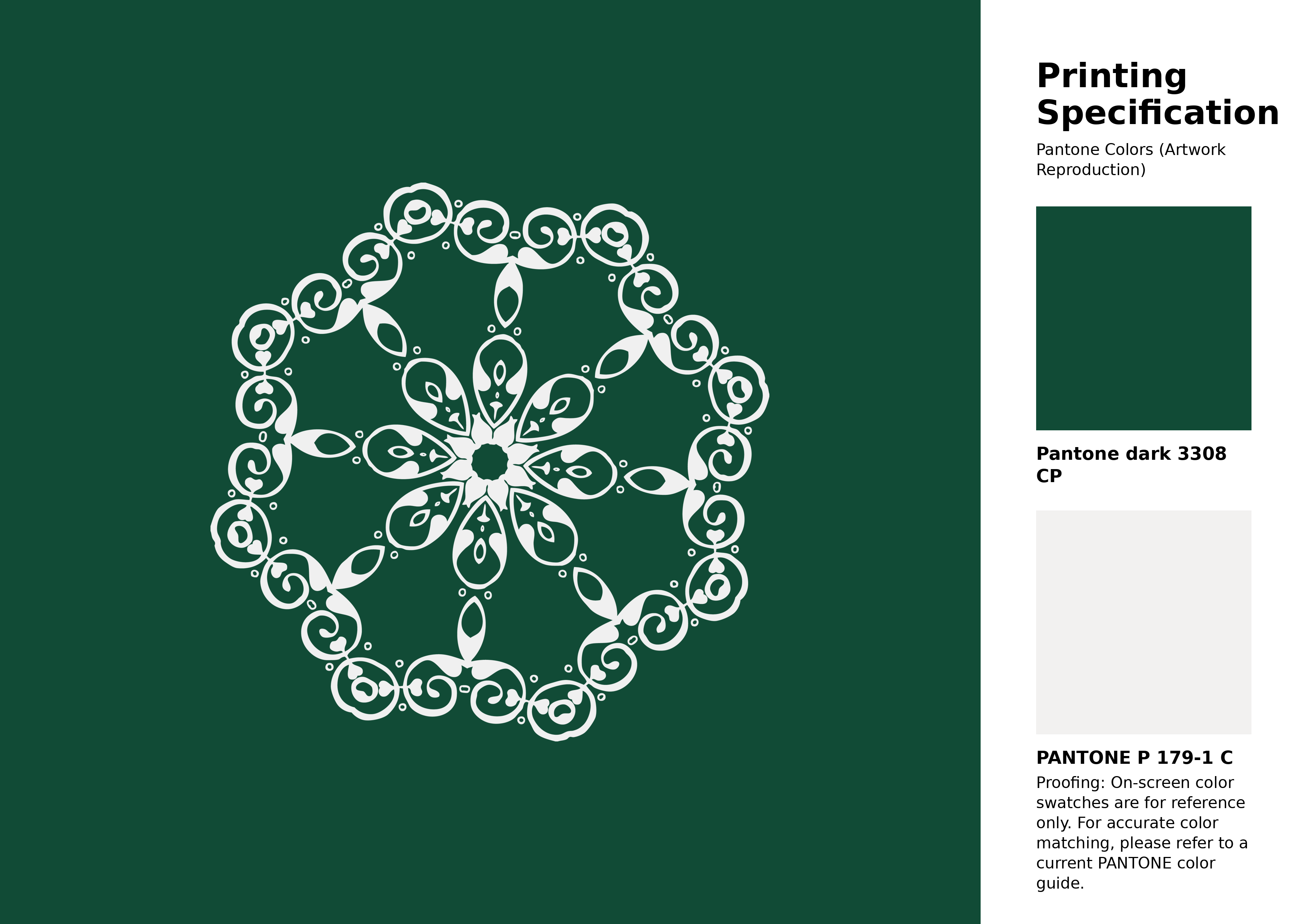High-quality artwork and graphic illustration using Pantone 3308 CP Color | Hex color Code #114b36. A fantastic creative resource for designers and artists. #artwork #illustration #graphicart #114b36