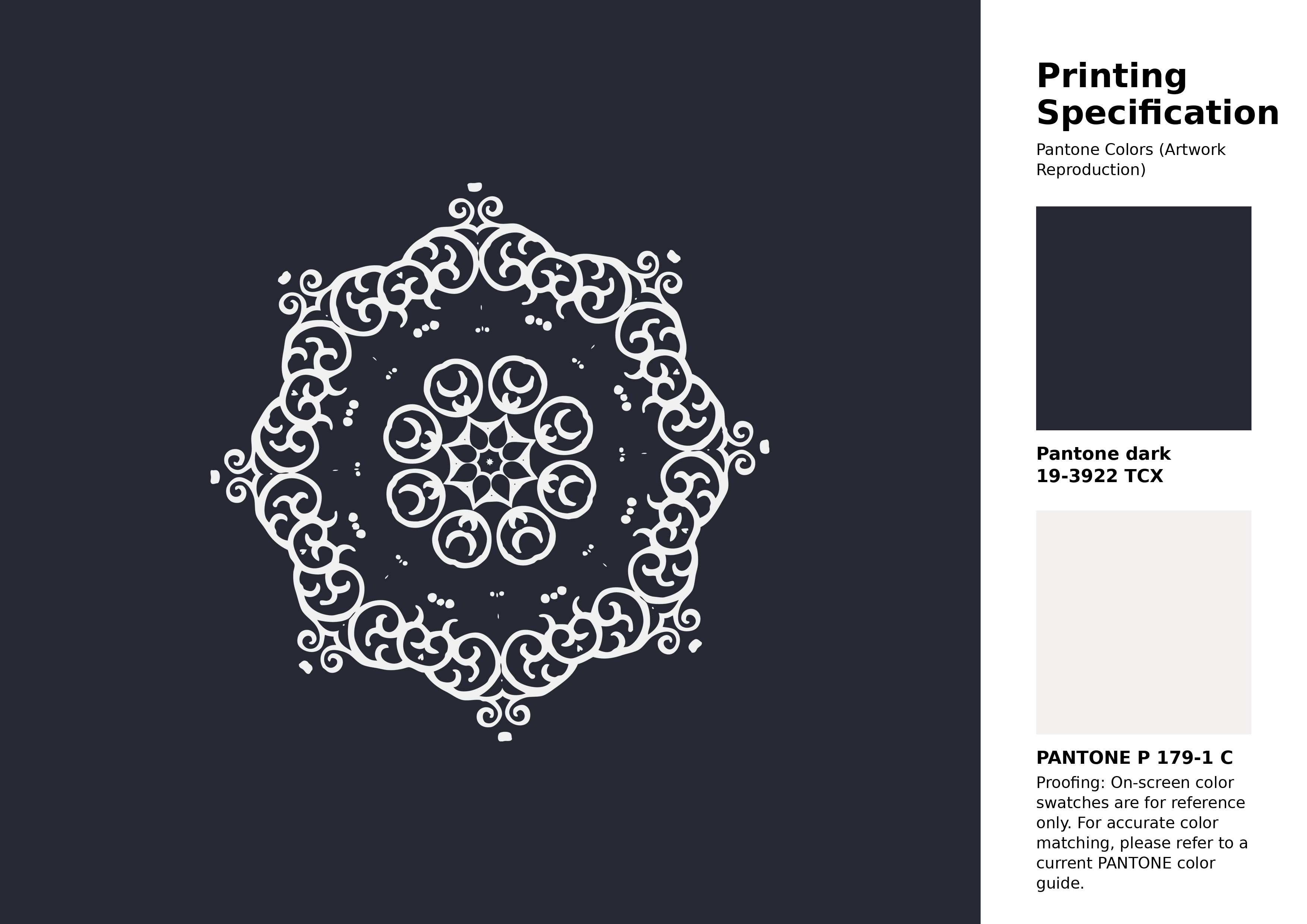 Hex Color #262934 | Printing Match PANTONE 19-3922 TCX | Color