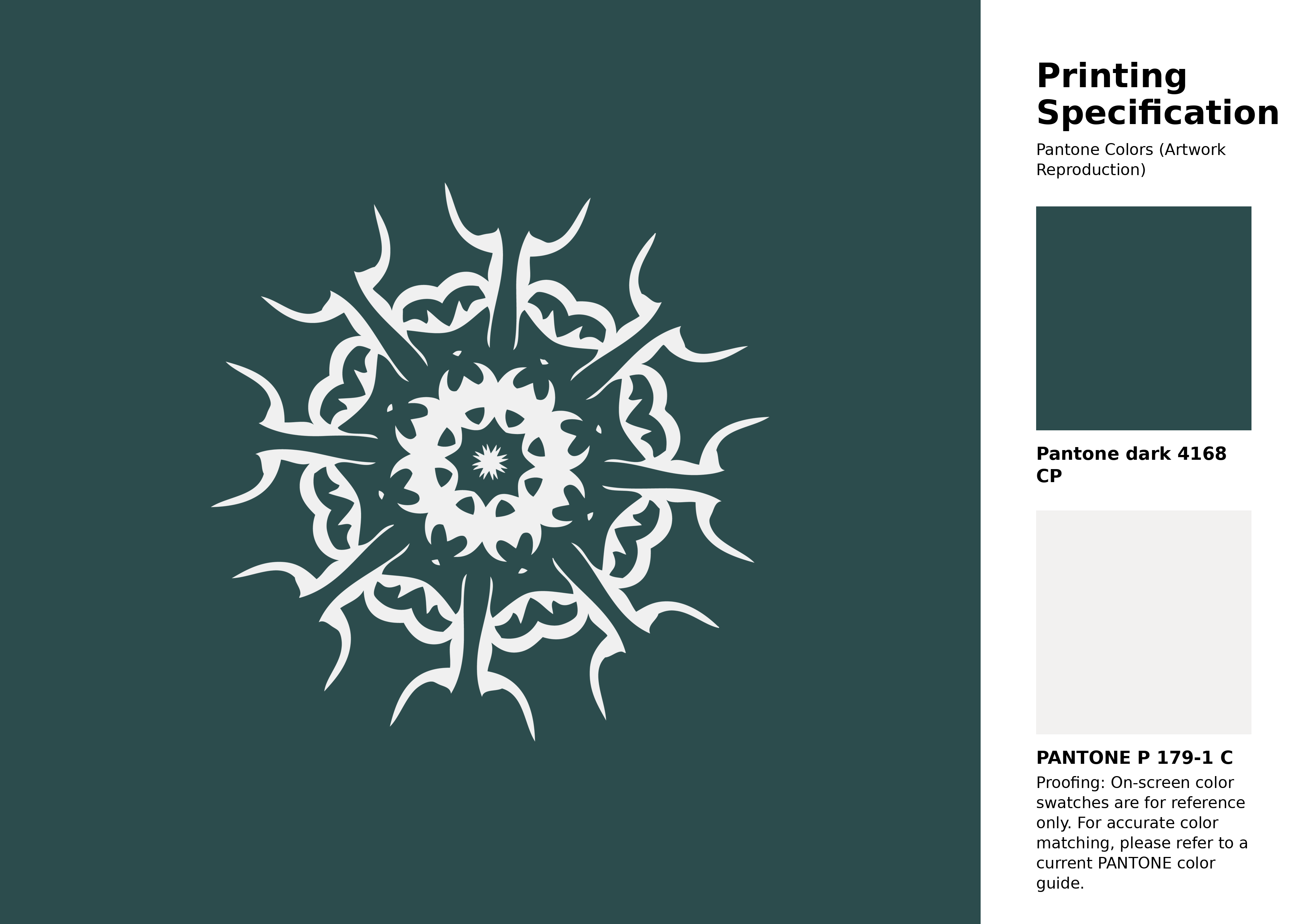High-quality artwork and graphic illustration using Pantone 4168 CP Color | Hex color Code #2c4c4d. A fantastic creative resource for designers and artists. #artwork #illustration #graphicart #2c4c4d