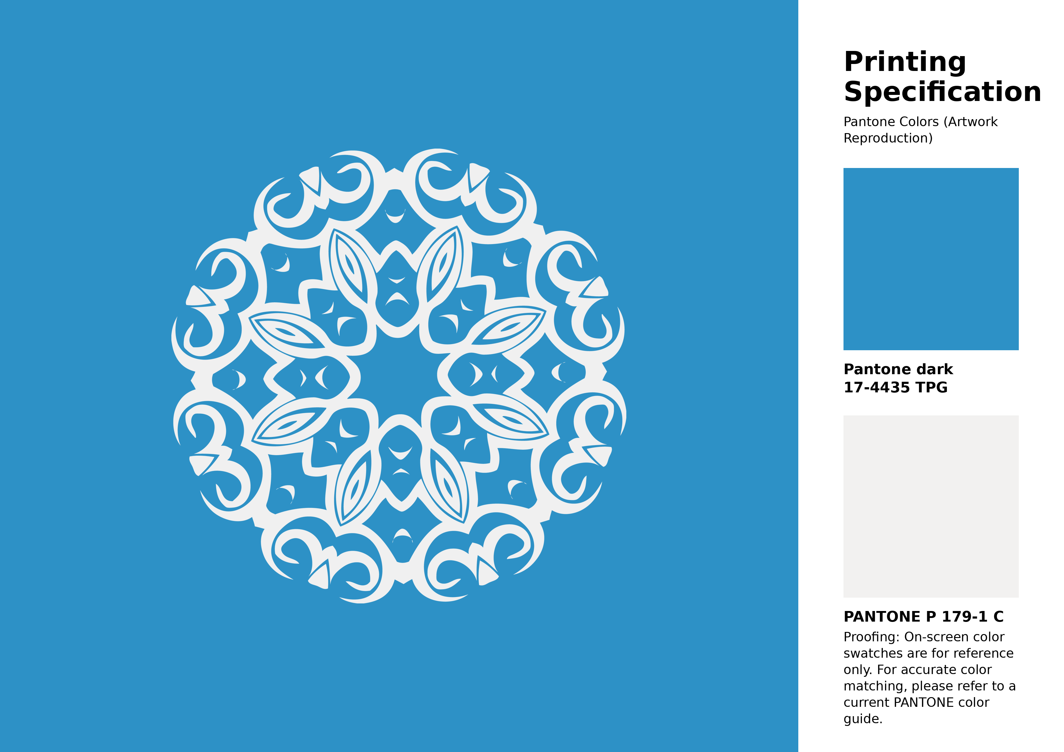 High-quality artwork and graphic illustration using Pantone 17-4435 Tpg Malibu Blue Color | Hex color Code #2d91c6. A fantastic creative resource for designers and artists. #artwork #illustration #graphicart #2d91c6