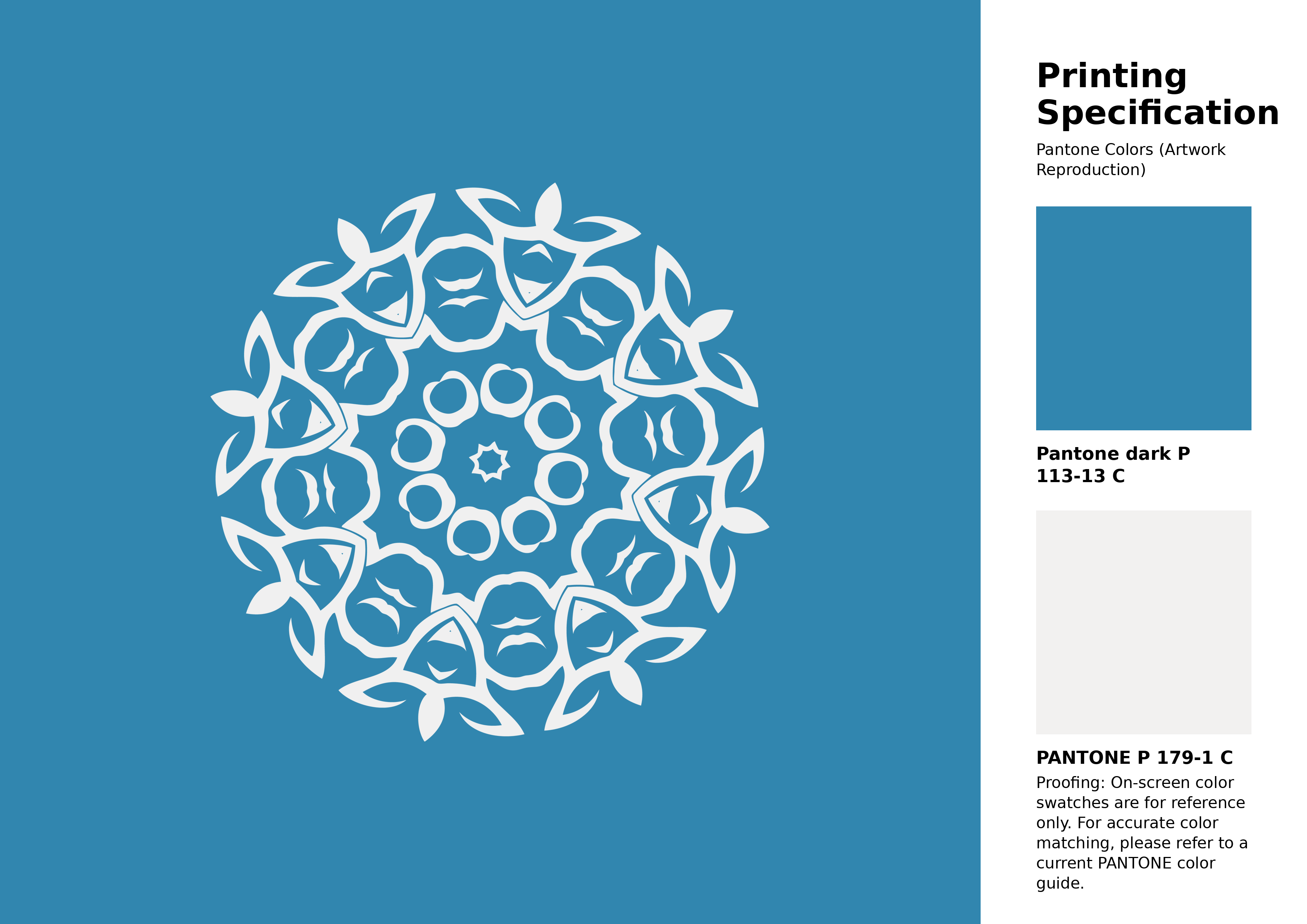 High-quality artwork and graphic illustration using Pantone P 113-13 C Color | Hex color Code #3186af. A fantastic creative resource for designers and artists. #artwork #illustration #graphicart #3186af
