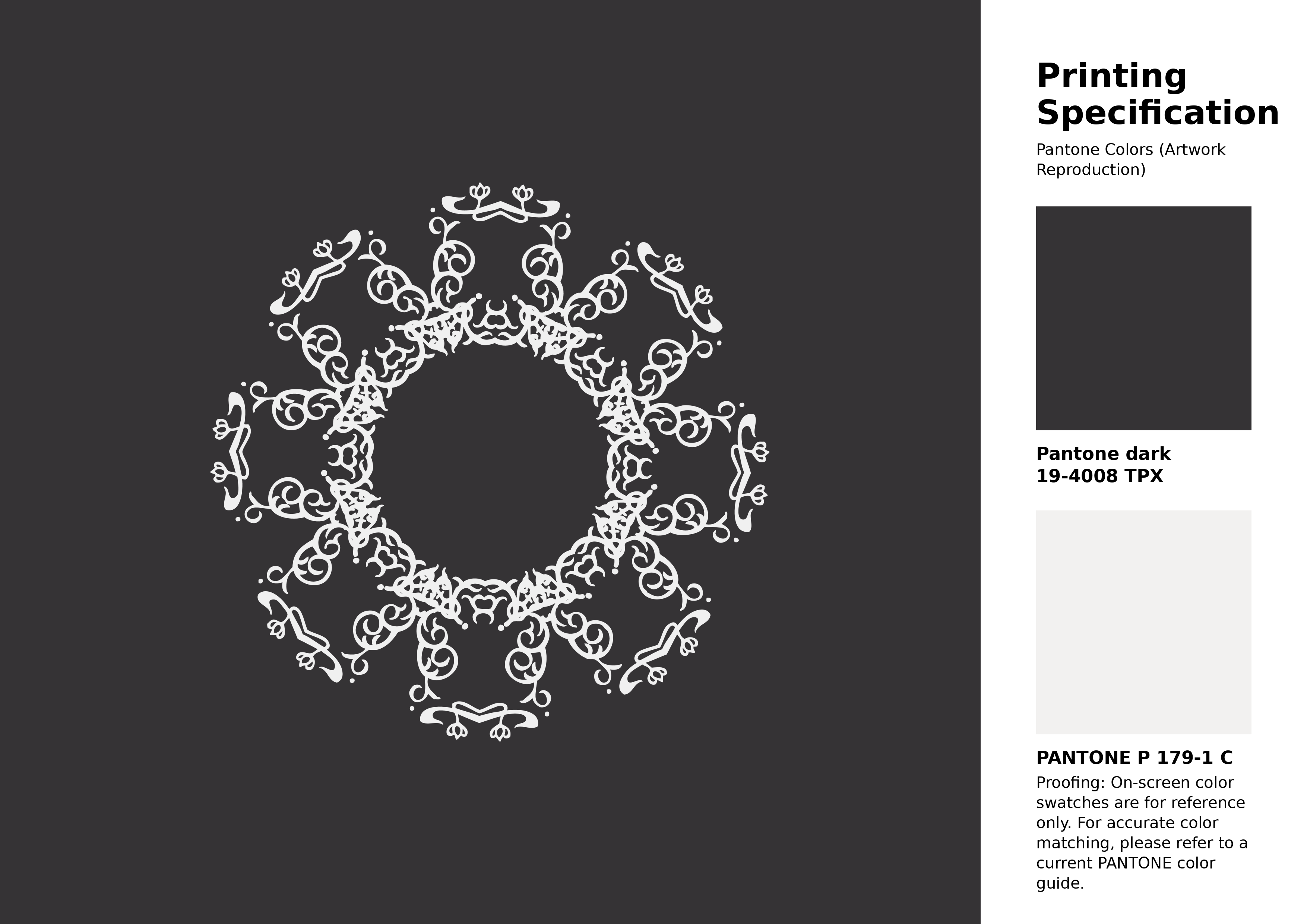 High-quality artwork and graphic illustration using Pantone 19-4008 Tpx Meteorite Color | Hex color Code #353335. A fantastic creative resource for designers and artists. #artwork #illustration #graphicart #353335