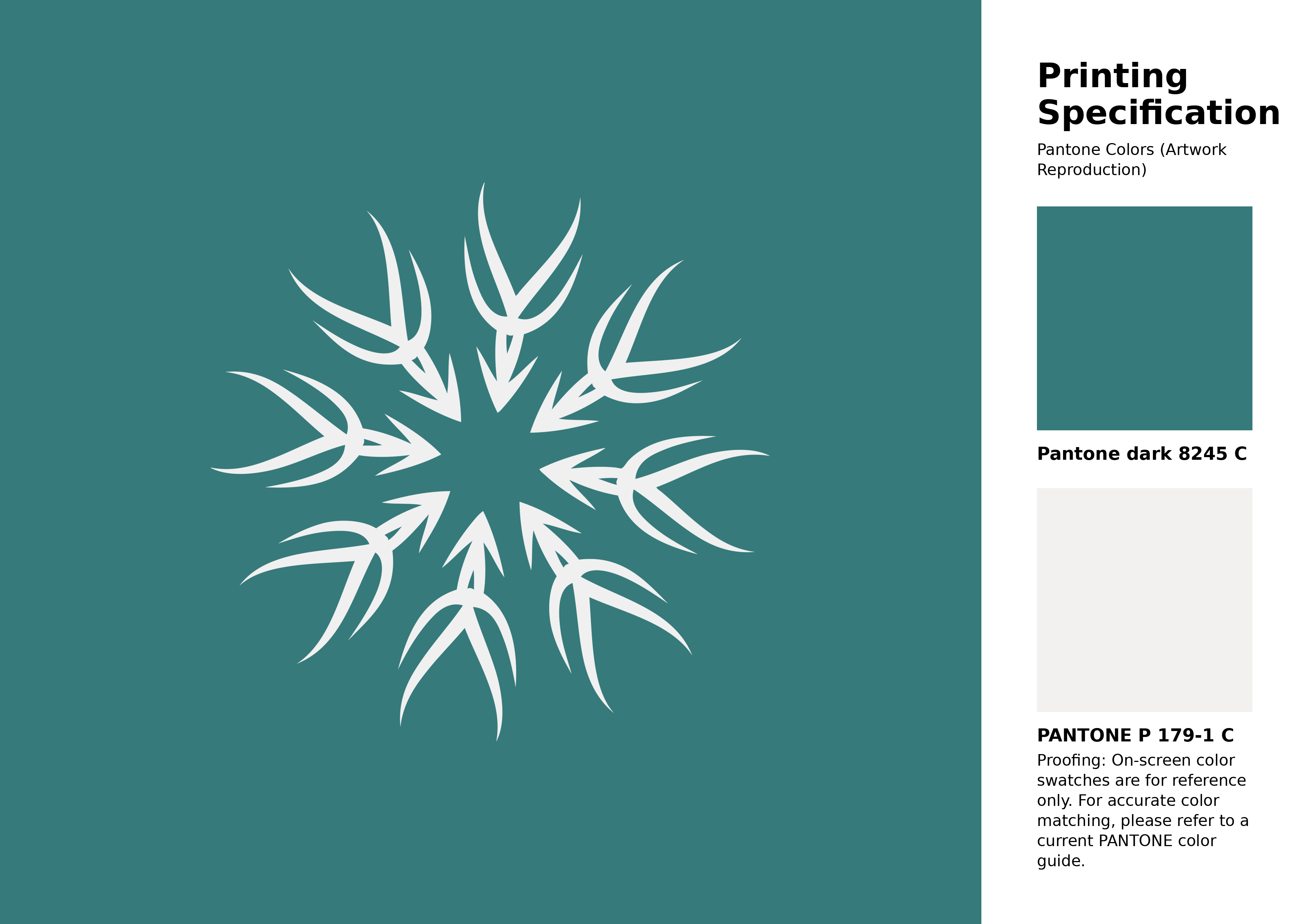 High-quality artwork and graphic illustration using Pantone 8245 C Color | Hex color Code #367a7b. A fantastic creative resource for designers and artists. #artwork #illustration #graphicart #367a7b
