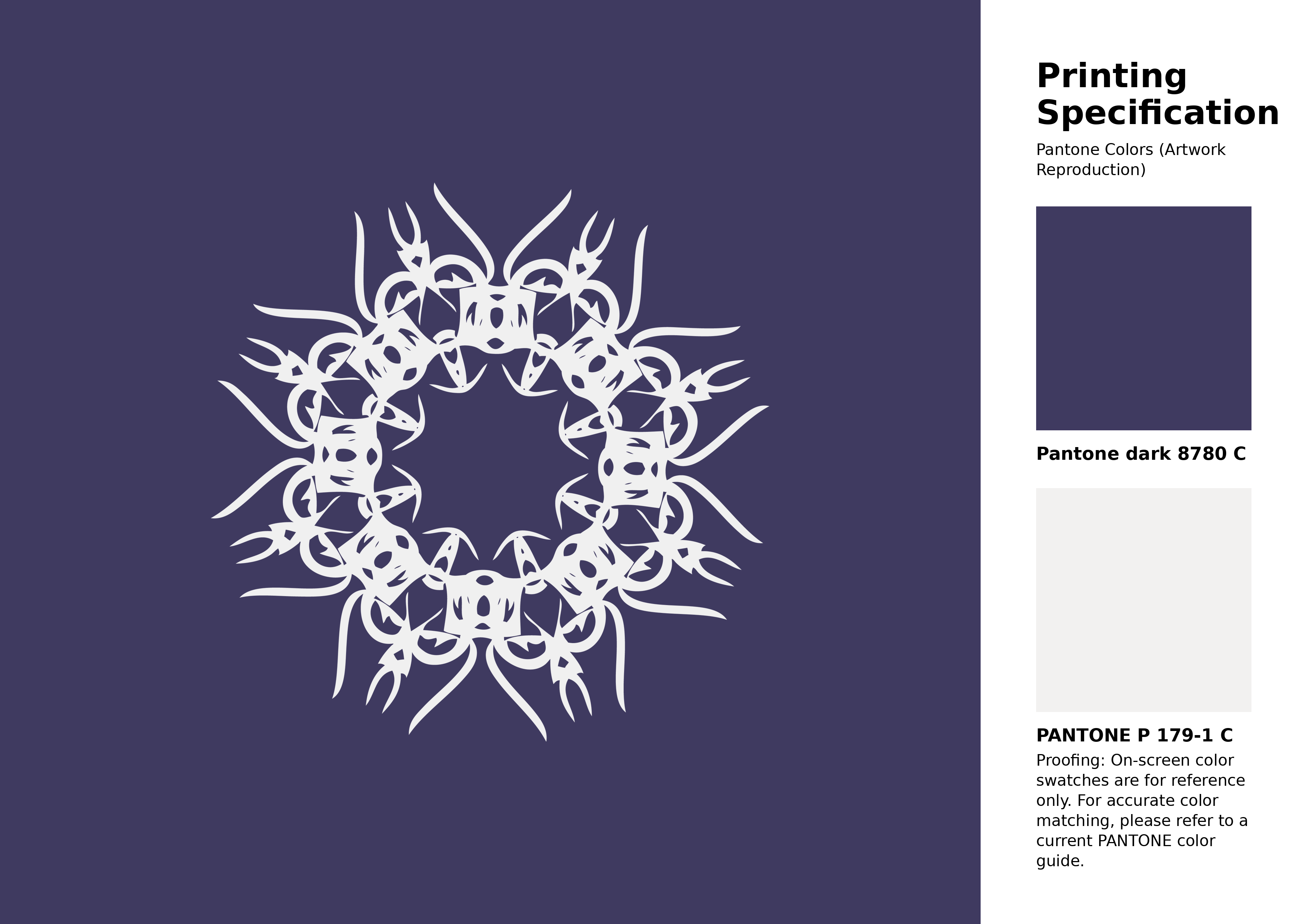 Hex Color #3f3a60 | Printing Match PANTONE 8780 C | Color conversion ...