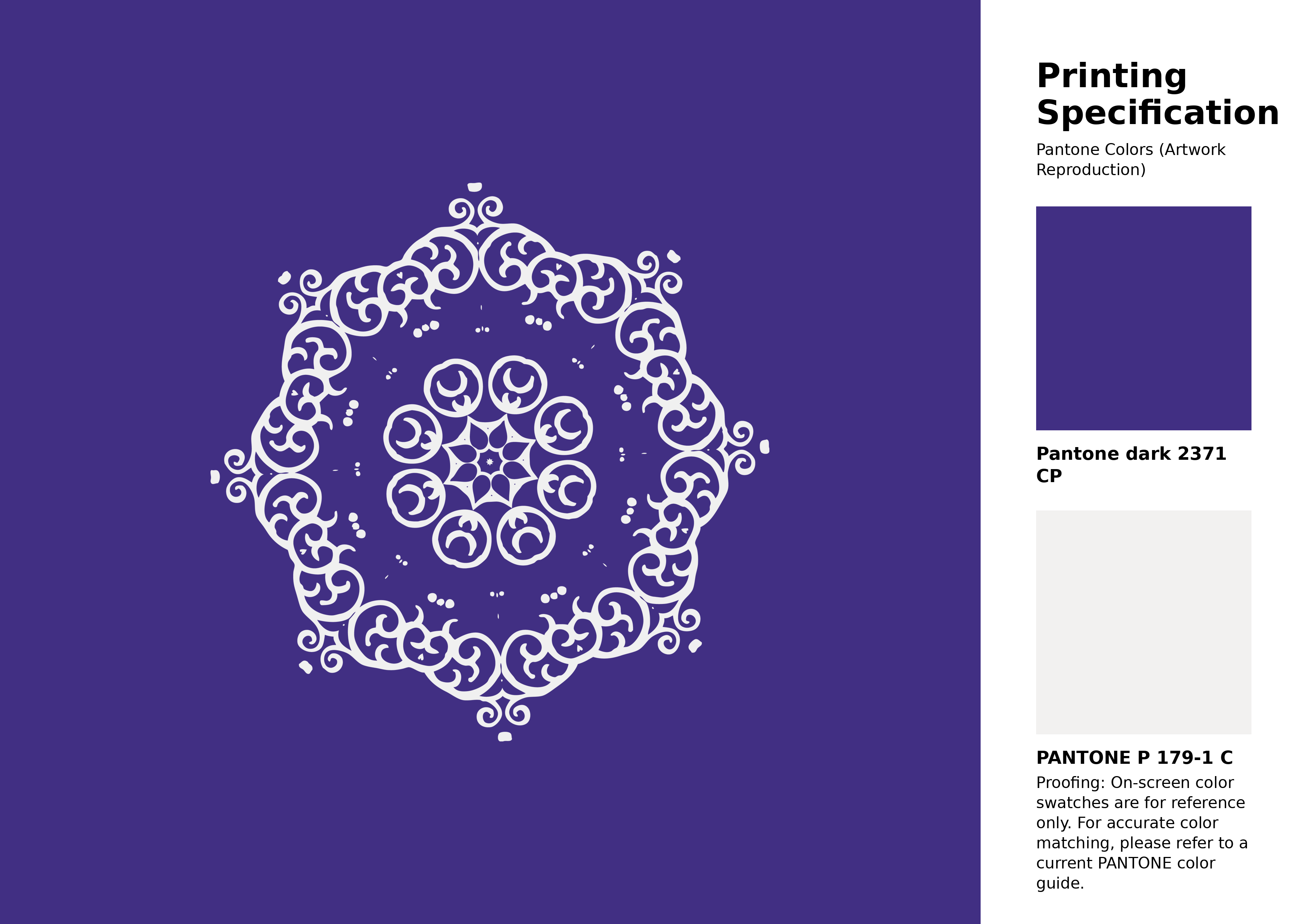 High-quality artwork and graphic illustration using Pantone 2371 CP Color | Hex color Code #412f83. A fantastic creative resource for designers and artists. #artwork #illustration #graphicart #412f83