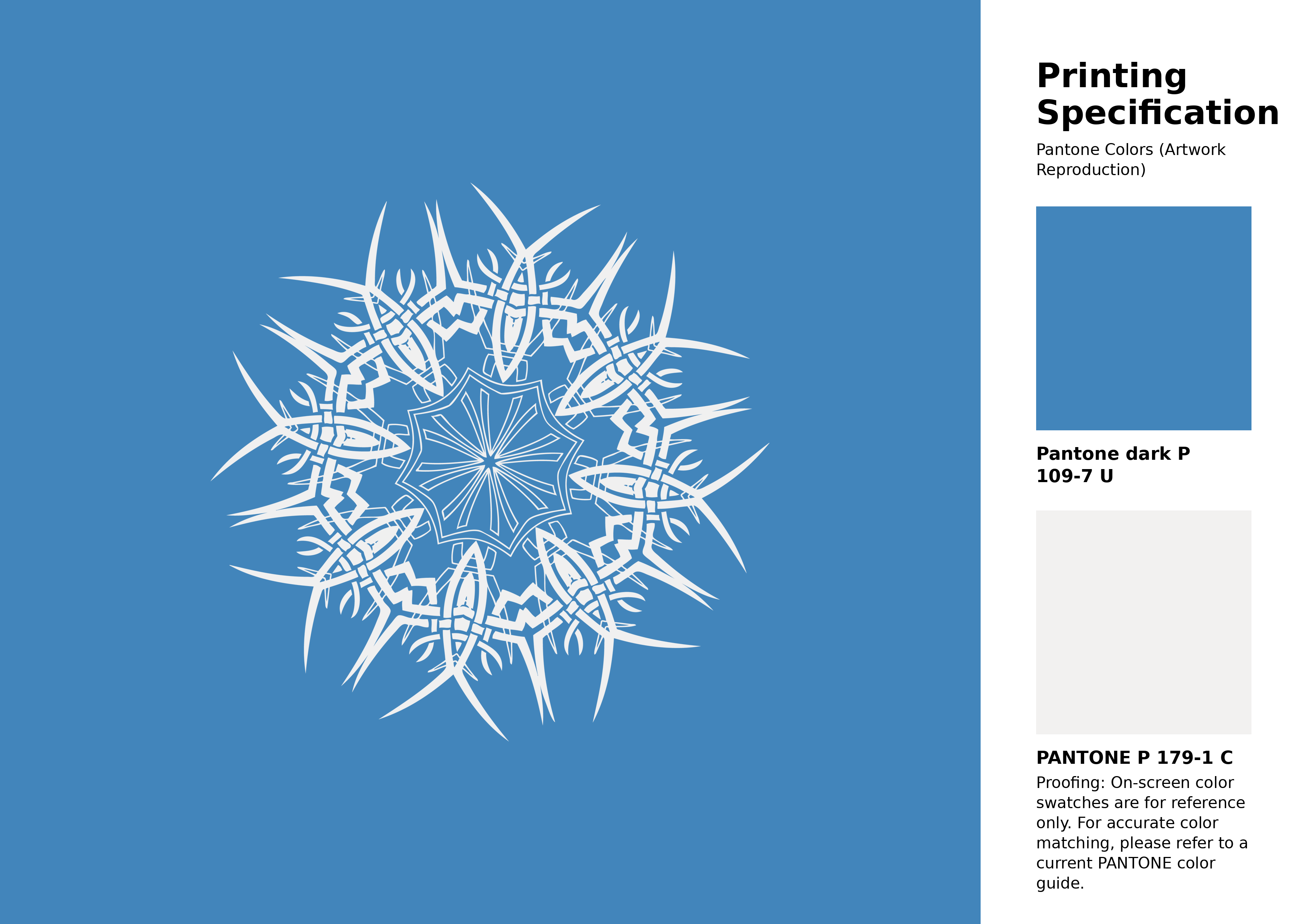 High-quality artwork and graphic illustration using Pantone P 109-7 U Color | Hex color Code #4285bb. A fantastic creative resource for designers and artists. #artwork #illustration #graphicart #4285bb