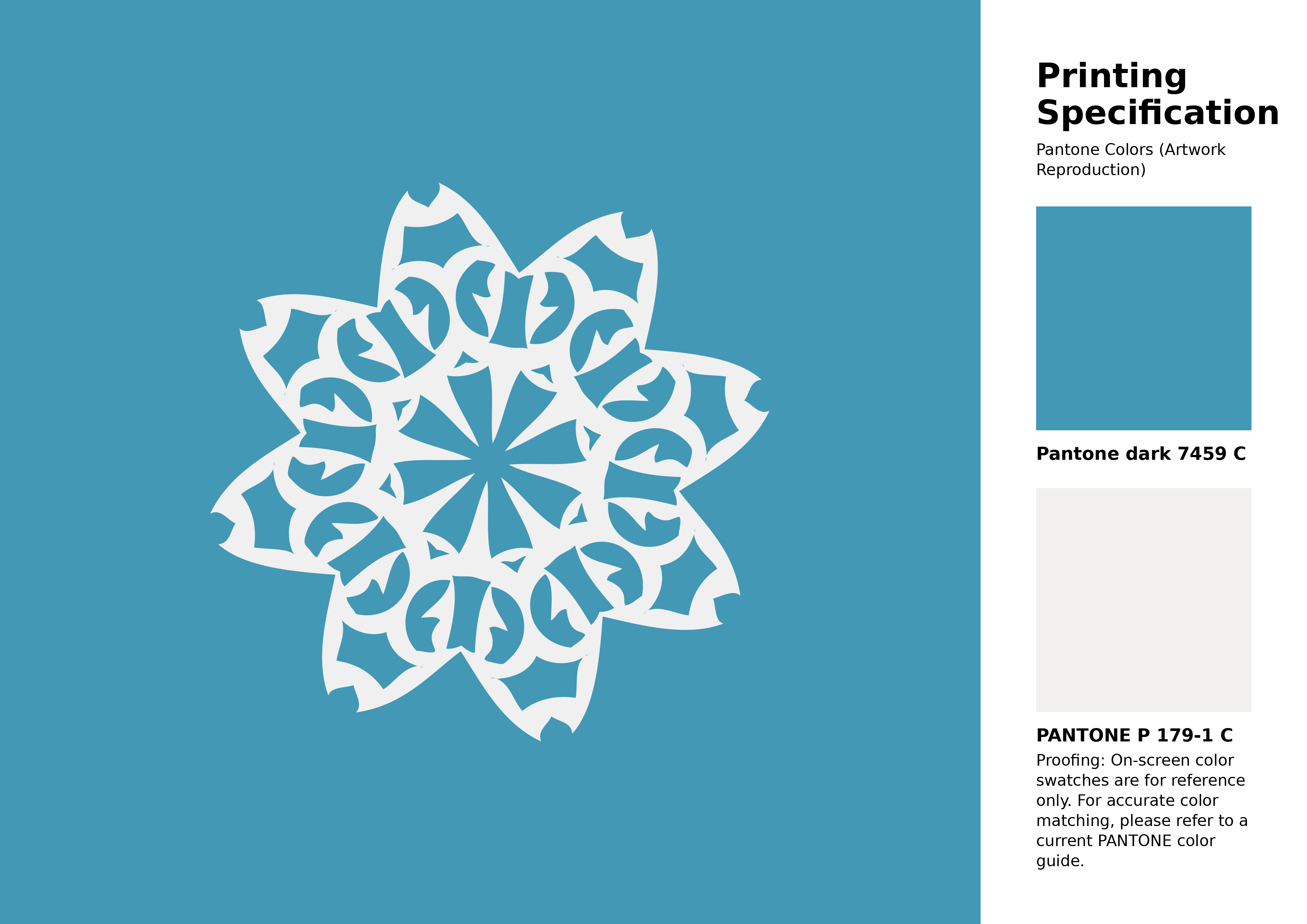 High-quality artwork and graphic illustration using Pantone 7459 C Color | Hex color Code #4298b5. A fantastic creative resource for designers and artists. #artwork #illustration #graphicart #4298b5