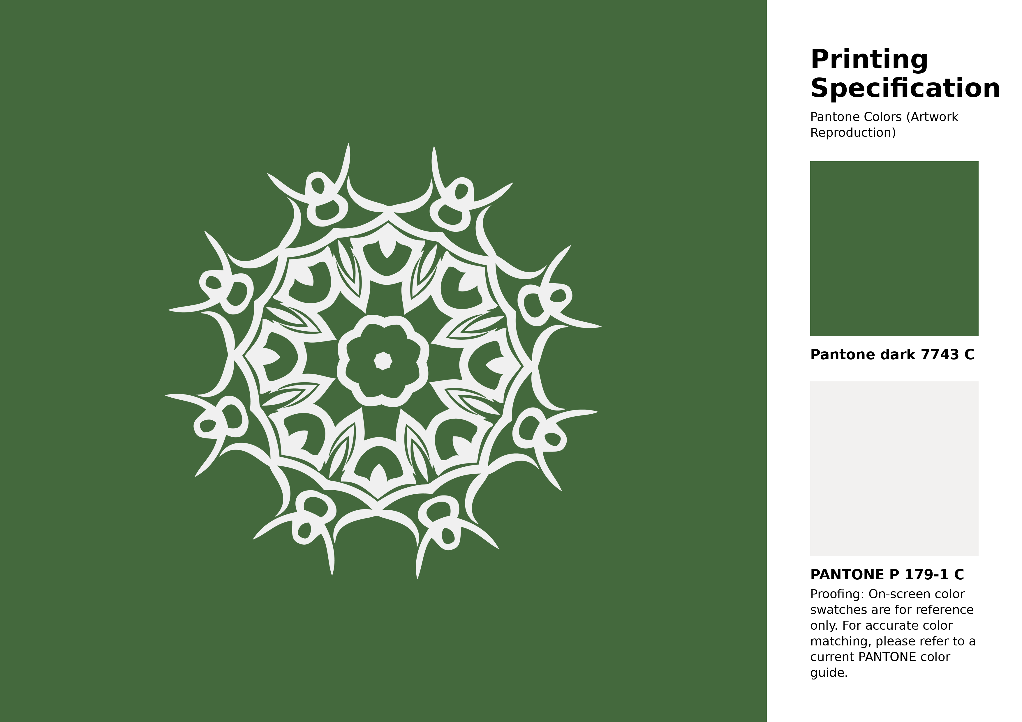 High-quality artwork and graphic illustration using Pantone 7743 C Color | Hex color Code #44693d. A fantastic creative resource for designers and artists. #artwork #illustration #graphicart #44693d