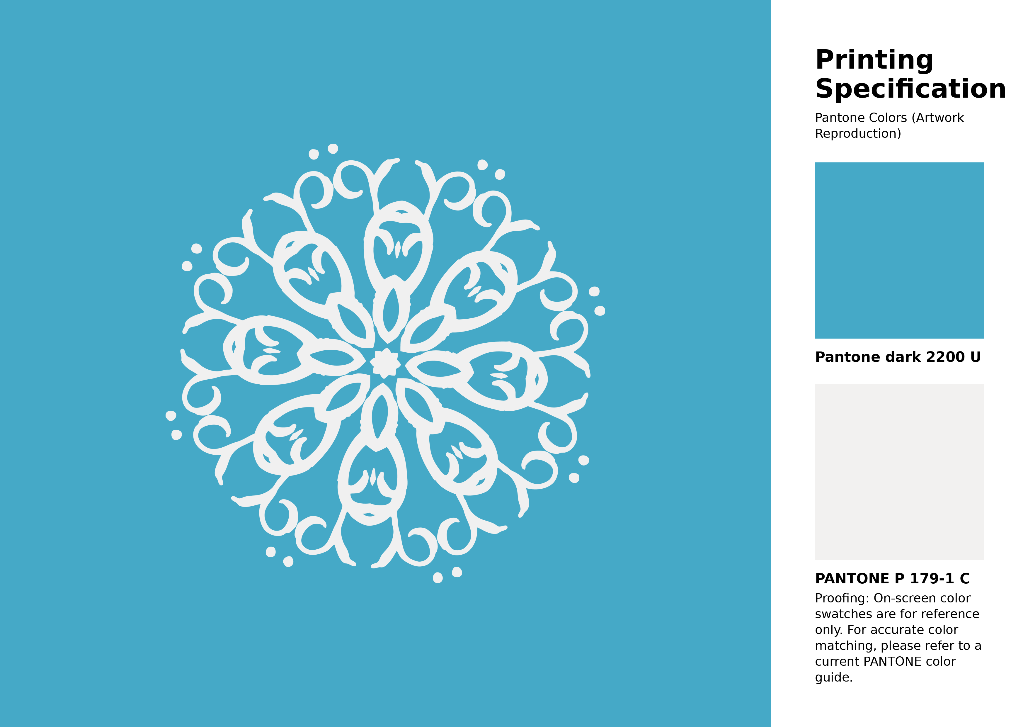 High-quality artwork and graphic illustration using Pantone 2200 U Color | Hex color Code #45a9c7. A fantastic creative resource for designers and artists. #artwork #illustration #graphicart #45a9c7