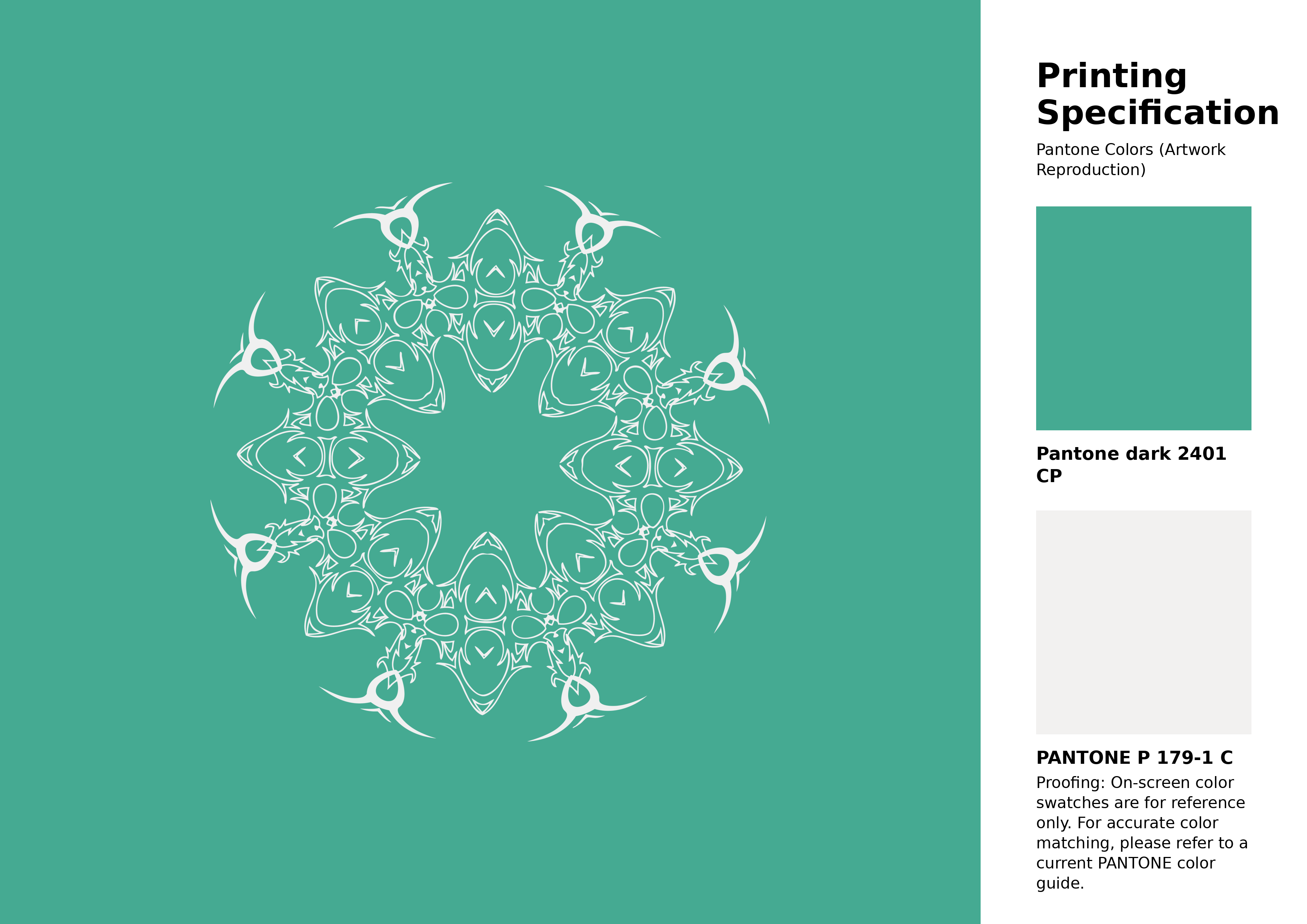 High-quality artwork and graphic illustration using Pantone 2401 CP Color | Hex color Code #45aa92. A fantastic creative resource for designers and artists. #artwork #illustration #graphicart #45aa92