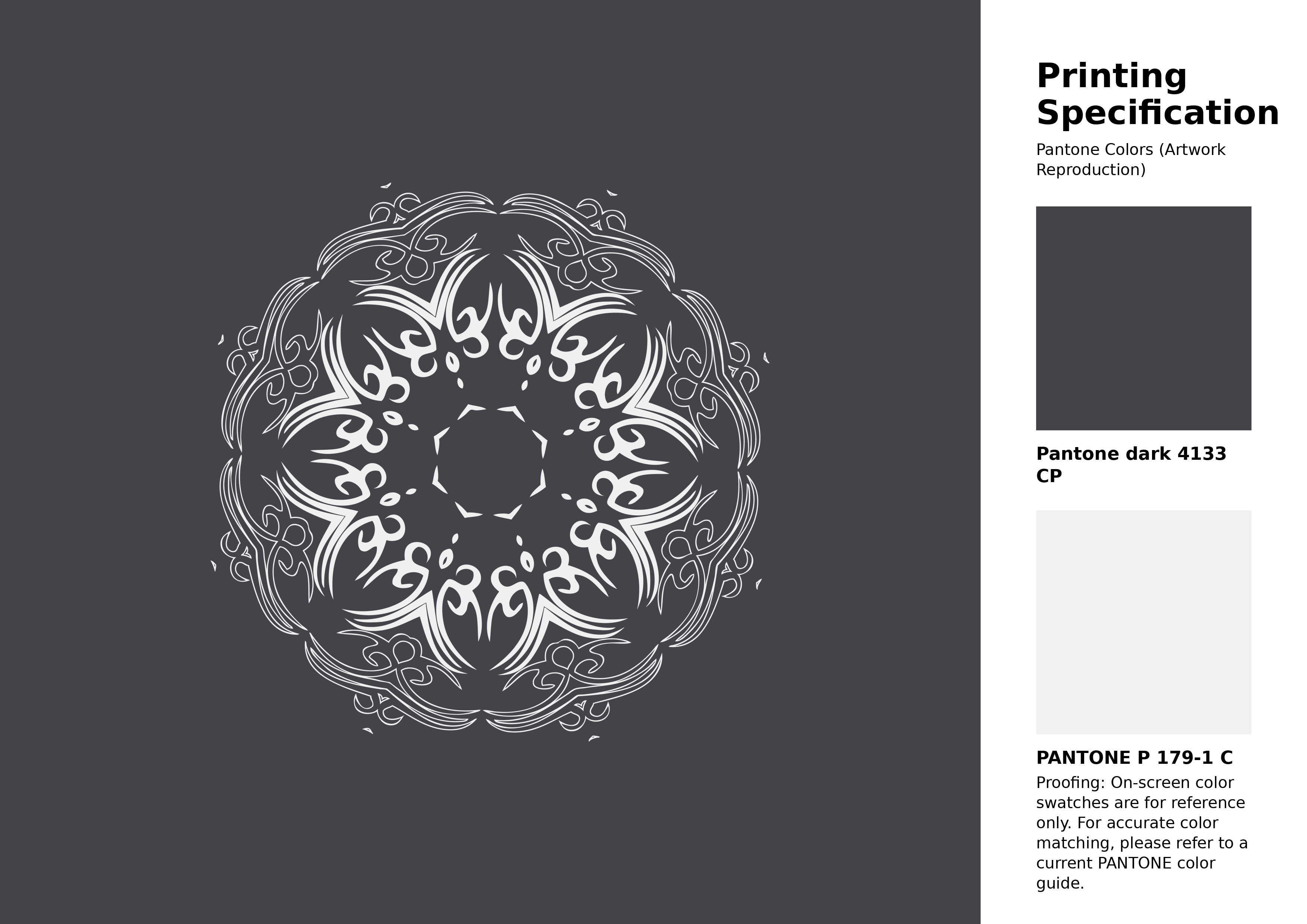 High-quality artwork and graphic illustration using Pantone 4133 CP Color | Hex color Code #46424a. A fantastic creative resource for designers and artists. #artwork #illustration #graphicart #46424a